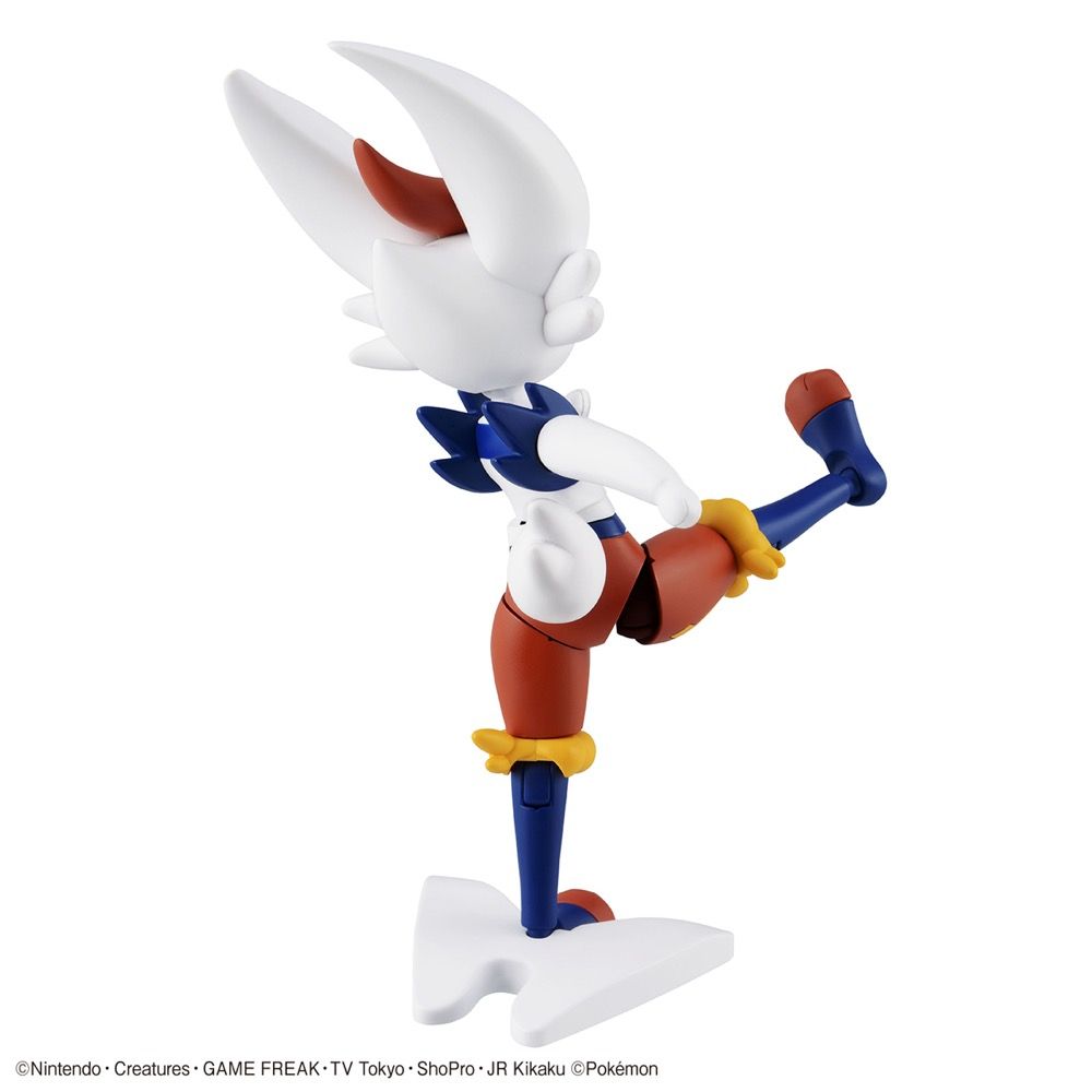 Bandai Pokemon Cinderace (Aceburn) Model Kit - Buildable Action Figure for Collectors & Fans - Perfect for Display, Gifts & Anime Battles