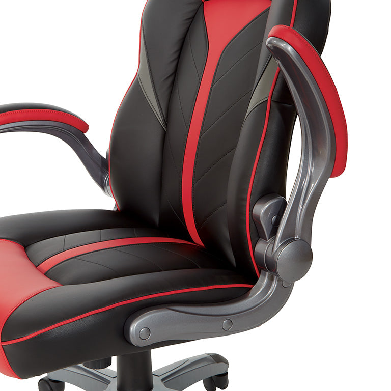 Office Star Orion High Back Gaming Chair [ORN25] - Ergonomic Support for Long Hours, Adjustable Height & Lumbar Support - Perfect for Home Office, Gaming & Workstations