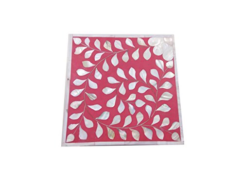 Exquisite Mother of Pearl Inlaid Jewelry Box - Elegant Pink Gift Box for Jewelry Storage & Display | Perfect for Wedding Gifts, Bridesmaid Presents & Home Decor