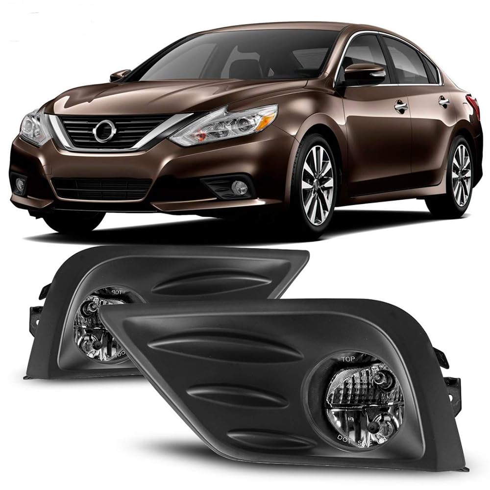 Winjet Fog Light Kit - Direct Replacement for 2016-2018 Nissan Altima - Includes Driving Fog Lights, Switch & Wiring Harness - Perfect for Night Driving and Poor Weather Conditions