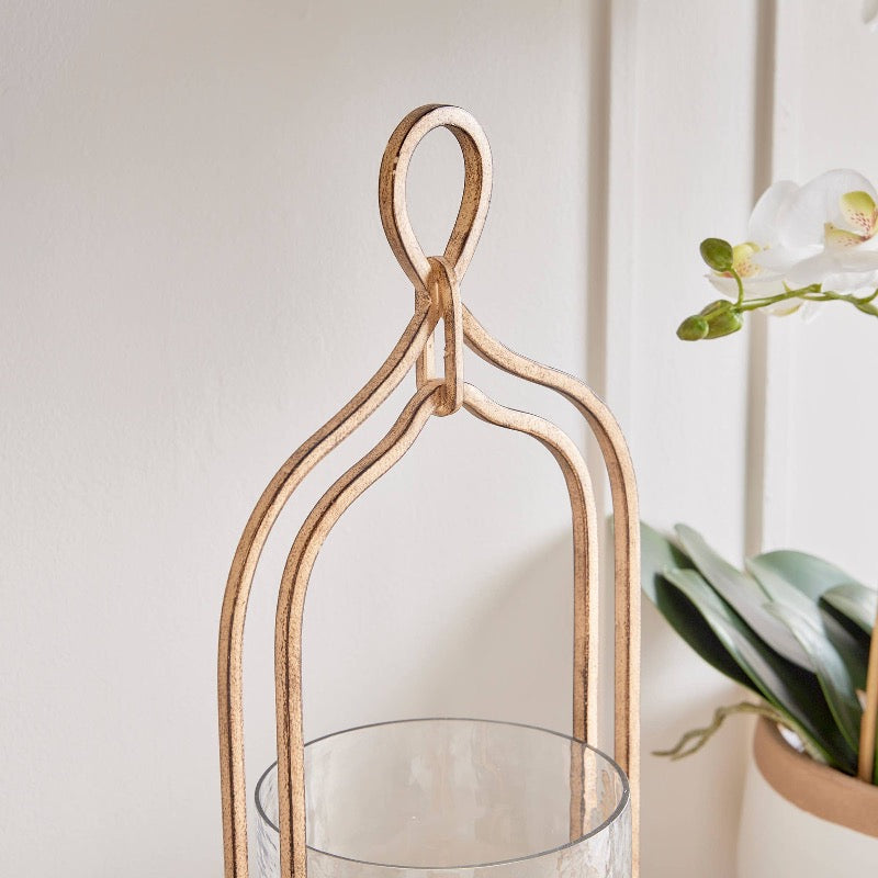 Amara Hurricane Votive Candle Holder - Large Glass Hurricane Vase for Home Decor, Wedding Centerpieces, and Romantic Dinner Ambiance