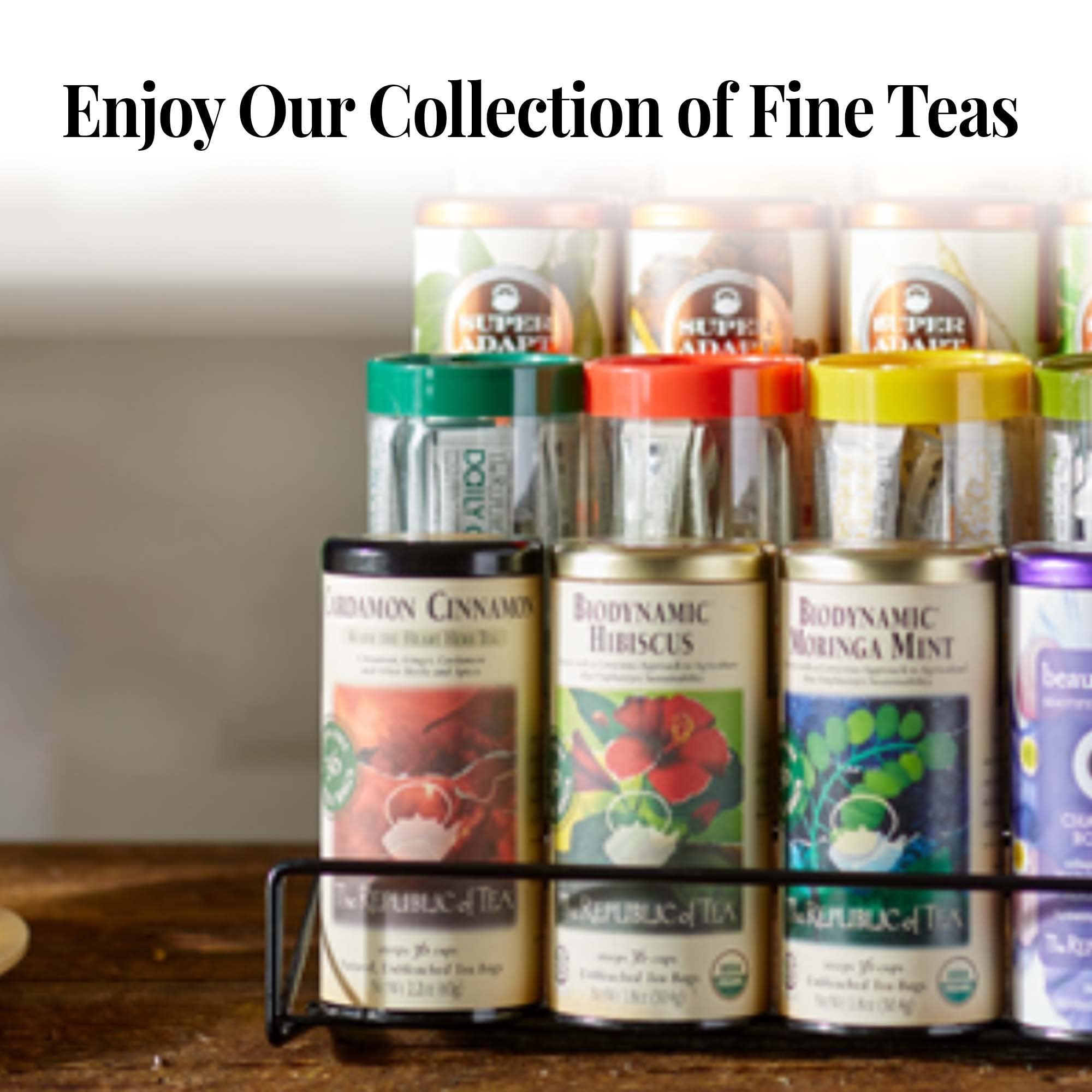The Republic Of Tea Almond Coconut Macaroon Red Rooibos Herbal Tea - 250 Tea Bags Bulk Pack | Perfect for Relaxation, Afternoon Tea & Gift Giving