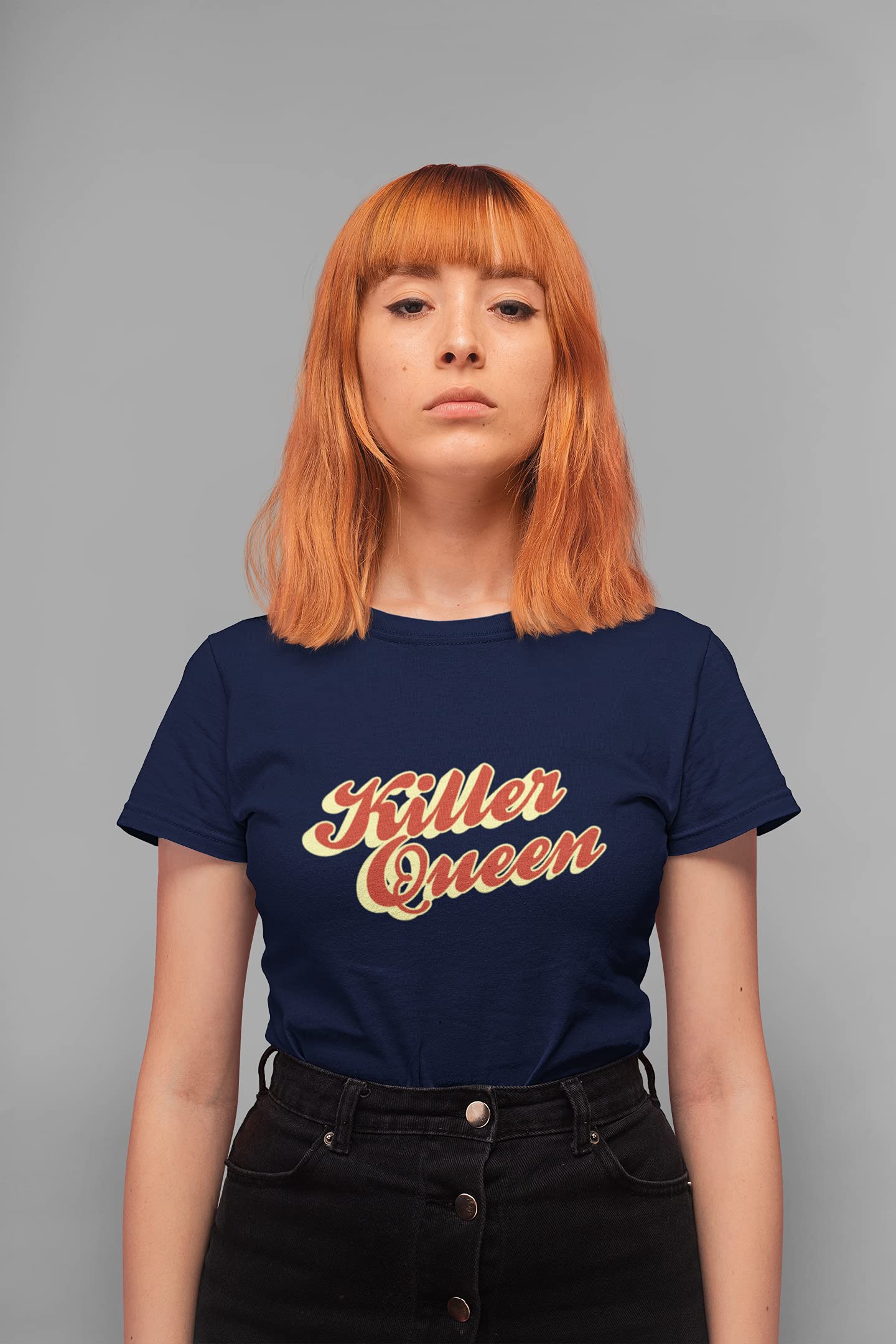 Killer Queen T-Shirt | Official Queen Band Merchandise for Fans | Vintage Rock Tee for Concerts & Casual Wear