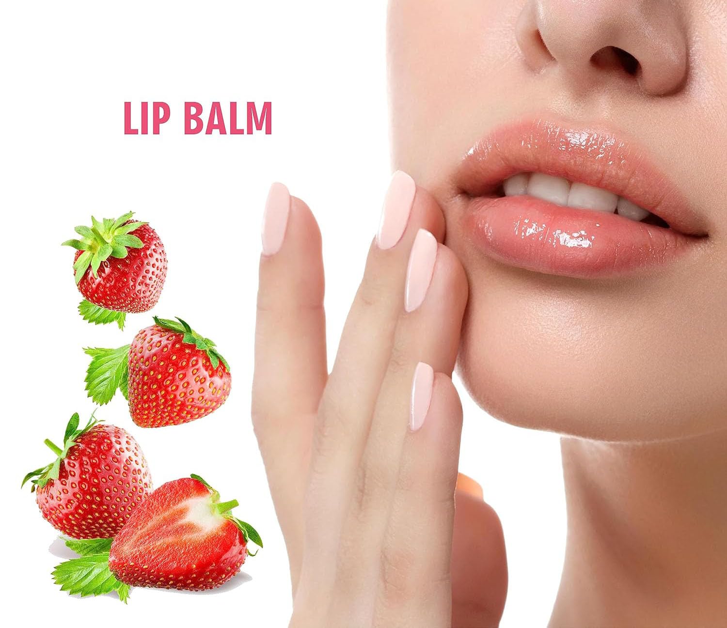 Premium Peach Lip Balm by CRAFTS EMPIRE - 10g Moisturizing & Nourishing Lip Care for Dry, Chapped Lips - Perfect for Daily Use, Travel & Winter Protection