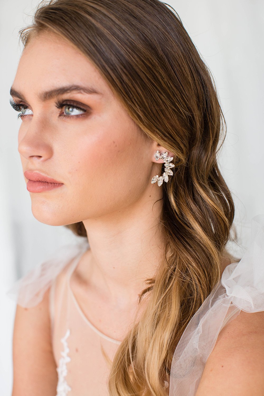 Zane Earrings for Women - Trendy Gold Hoop Earrings, Hypoallergenic & Lightweight - Perfect for Parties, Weddings & Everyday Wear