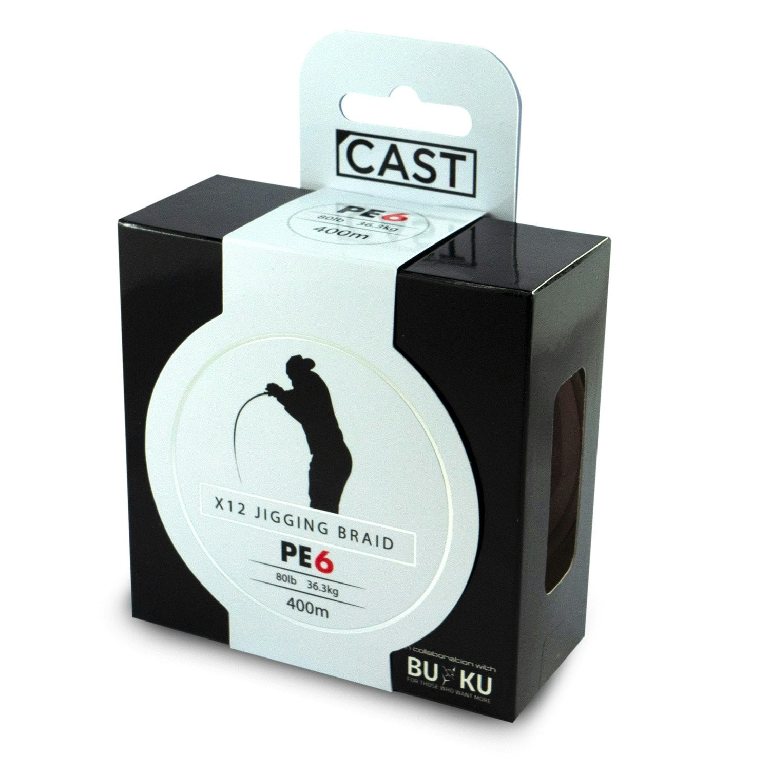 Premium Cast Buku Jigging Braid Fishing Line - 12 Strand High Performance Braid for Saltwater and Freshwater Fishing - Ideal for Jigging, Trolling, and Deep Sea Fishing Adventures