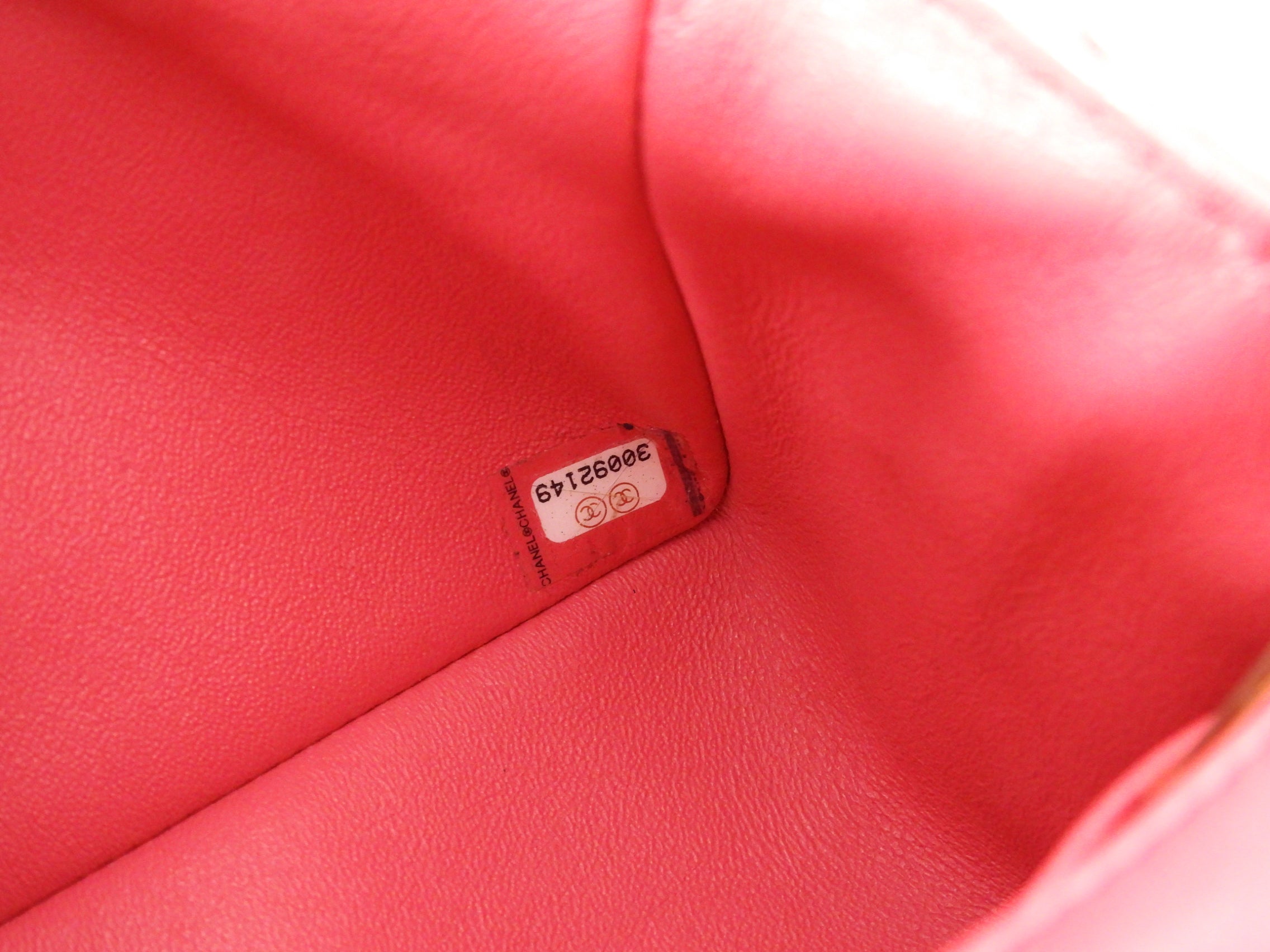 Authentic Chanel Hot Cherry Pink Aged Leather Mini 2.55 Reissue Flap Bag - Luxury Crossbody Purse for Women, Perfect for Date Night & Special Occasions
