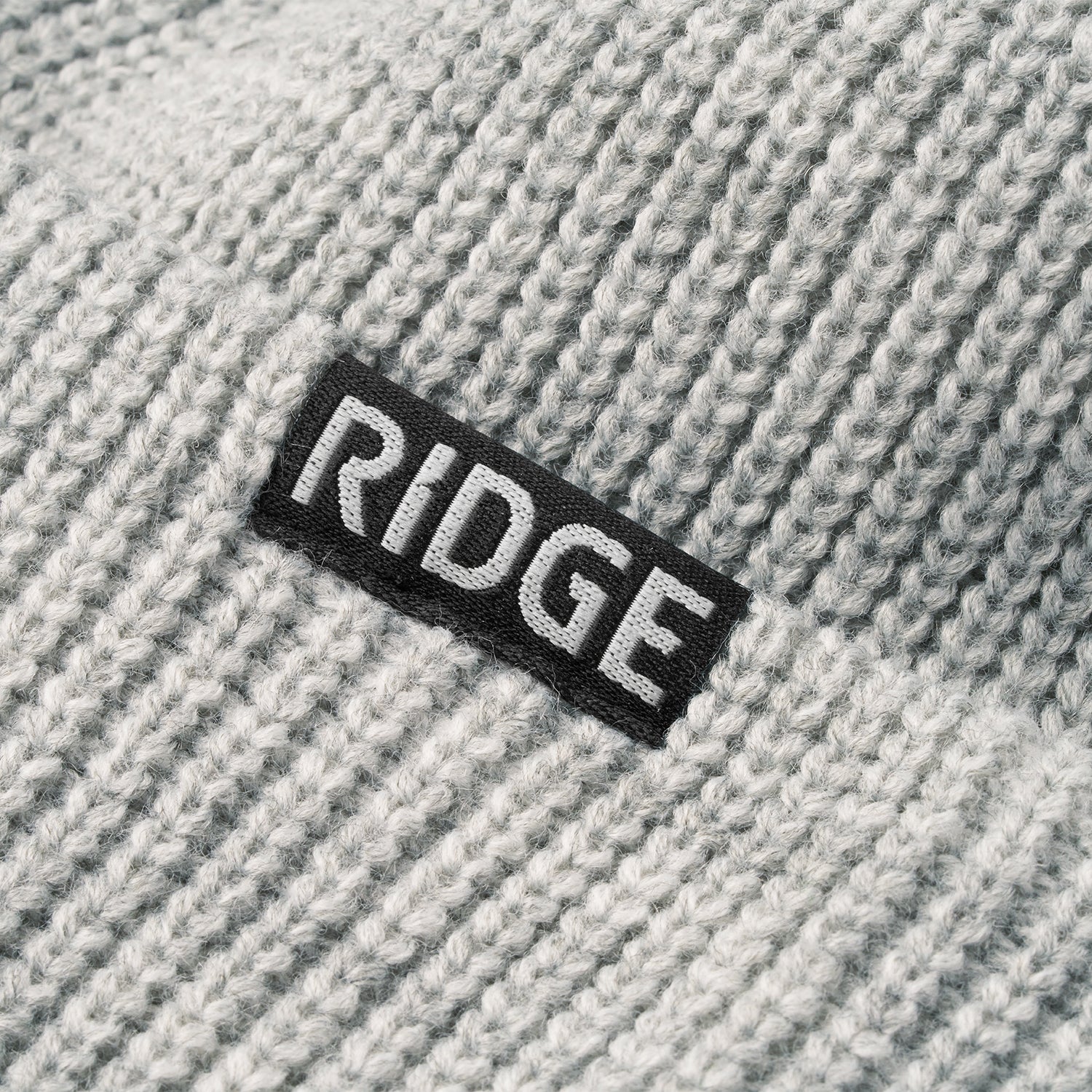 Ridge Classic Cuffed Beanie - Gunmetal Gray Winter Hat for Men & Women | Warm Knit Skull Cap for Outdoor Activities, Hiking, and Cold Weather Fashion