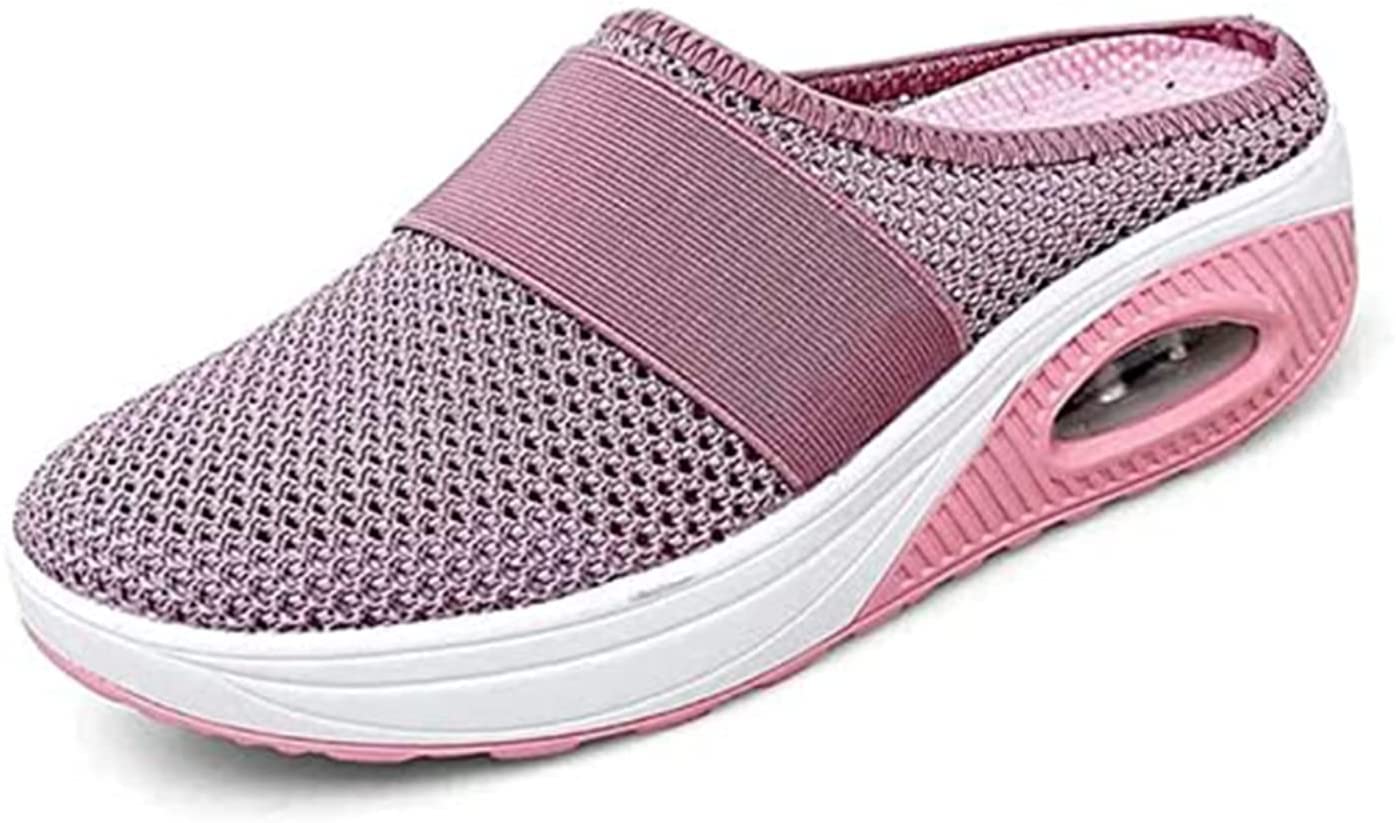 Women's Slip-On Walking Shoes for Diabetics - Breathable Air Cushion Comfort Shoes for Women | Perfect for Casual Wear, Daily Walking & Travel