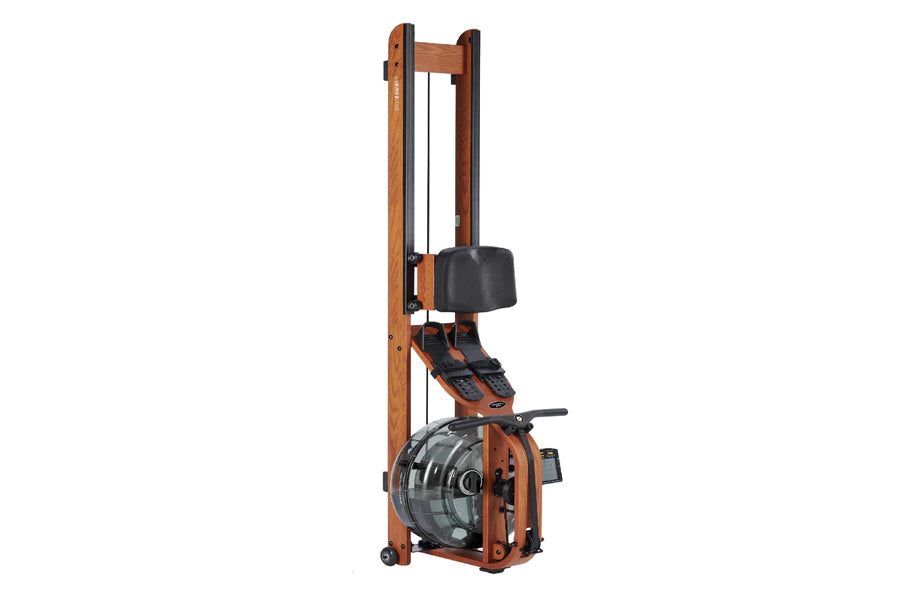 FluidRower Viking 3 Plus Rowing Machine - Premium Brown Home Fitness Equipment for Full Body Workout | Perfect for Home Gym, Cardio Training & Weight Loss