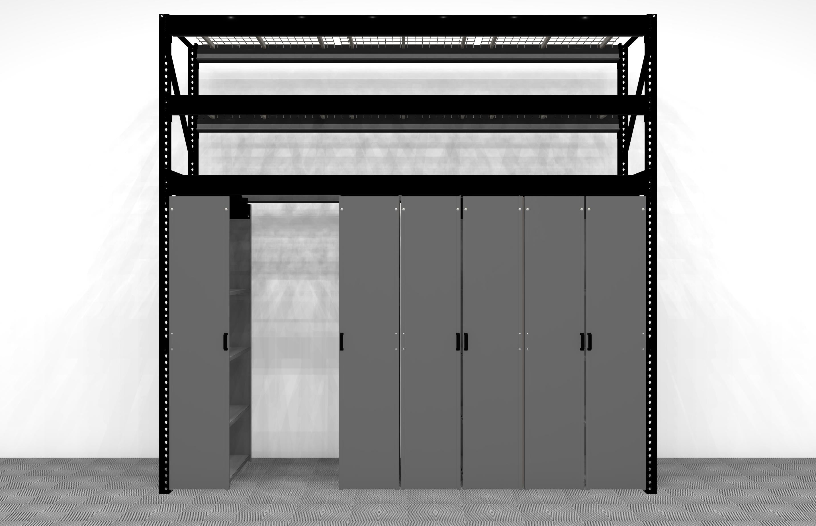 Levrack Heavy Duty Storage Shelving Units - Durable Metal Shelves for Garage, Warehouse & Home Organization