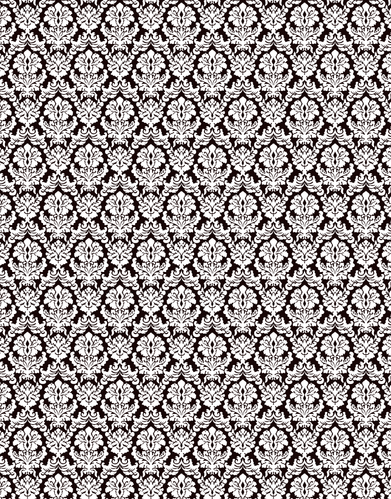 Elegant Black Damask Scalloped Tissue Paper - Premium Gift Wrapping & Party Decor for Weddings, Birthdays & Special Events