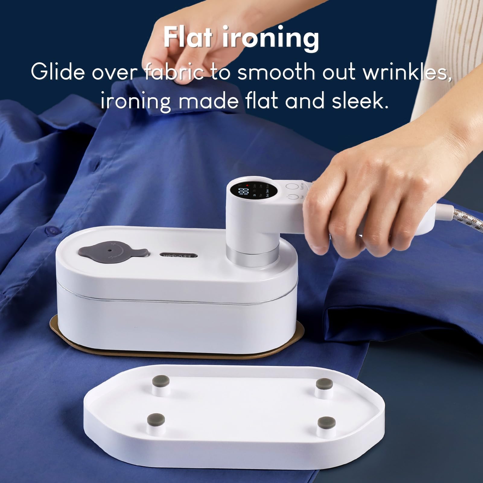 Portable Handheld Steamer for Clothes - 1200W Fast Heating Garment Steamer with 6 Steam Modes & Self-Cleaning Function | Travel & Home Use | Perfect for Wrinkles Removal on Shirts, Dresses & Suits
