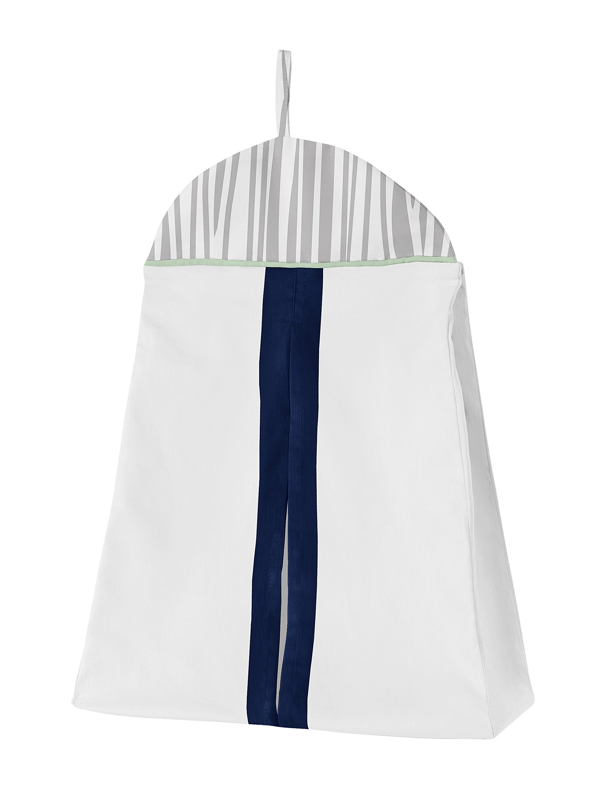 Sweet Jojo Designs Navy Blue, Mint & Grey Woodsy Deer Boys Baby Bedding 4-Piece Crib Set - Soft Nursery Bedding for Boys, Perfect for Cribs, Toddler Beds & Baby Showers
