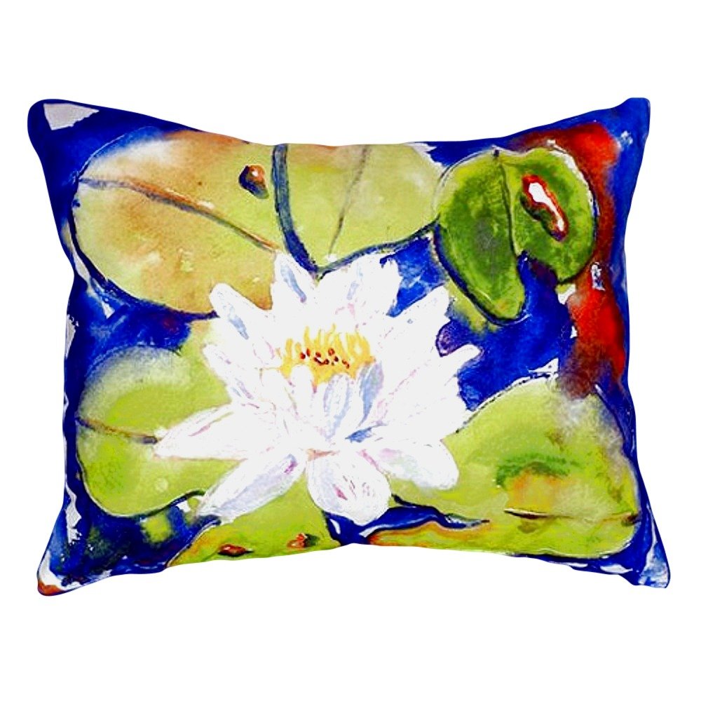 Betsy Drake NC171 Decorative Throw Pillow 16x20 Inches - Multi Color for Sofa, Bed, Living Room & Home Decor