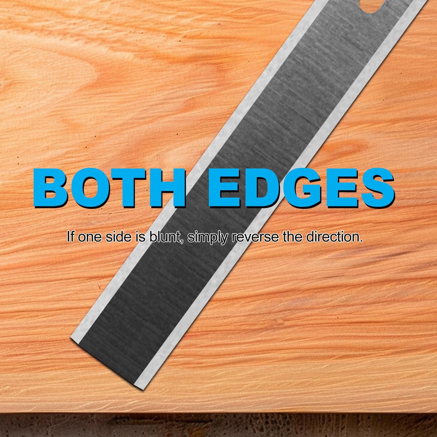 13-3/8 Inch HSS Planer Knives Replacement Blades for Ridgid Planer R4330 R4331 TP1300LS - AC20502 6PCS Set - Perfect for Woodworking Projects & Professional Use