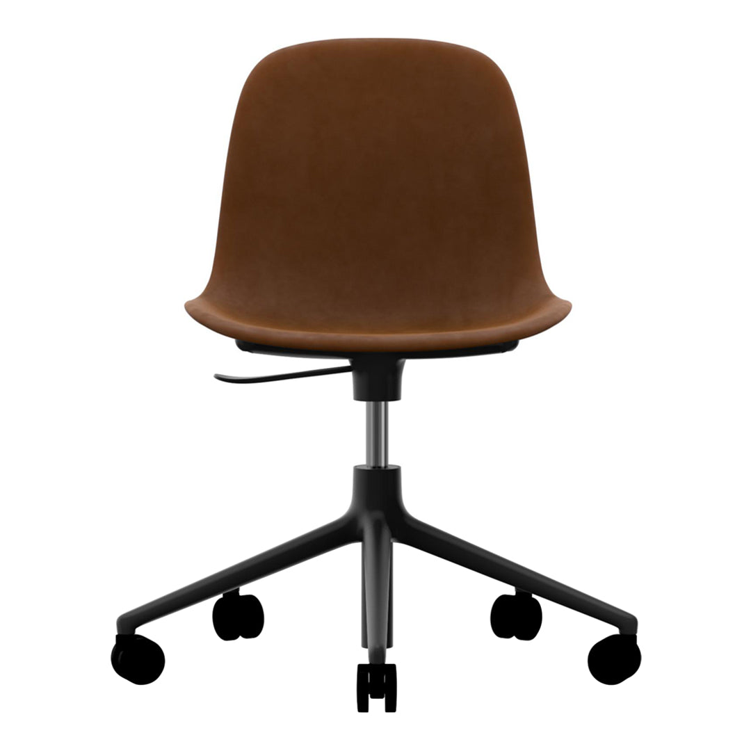 Ergonomic Form Chair with 5W Swivel Base & Gas Lift Mechanism - Premium Upholstered Office Chair for Home & Workspace - Perfect for Long Hours of Comfortable Sitting in Office, Study or Gaming Setup
