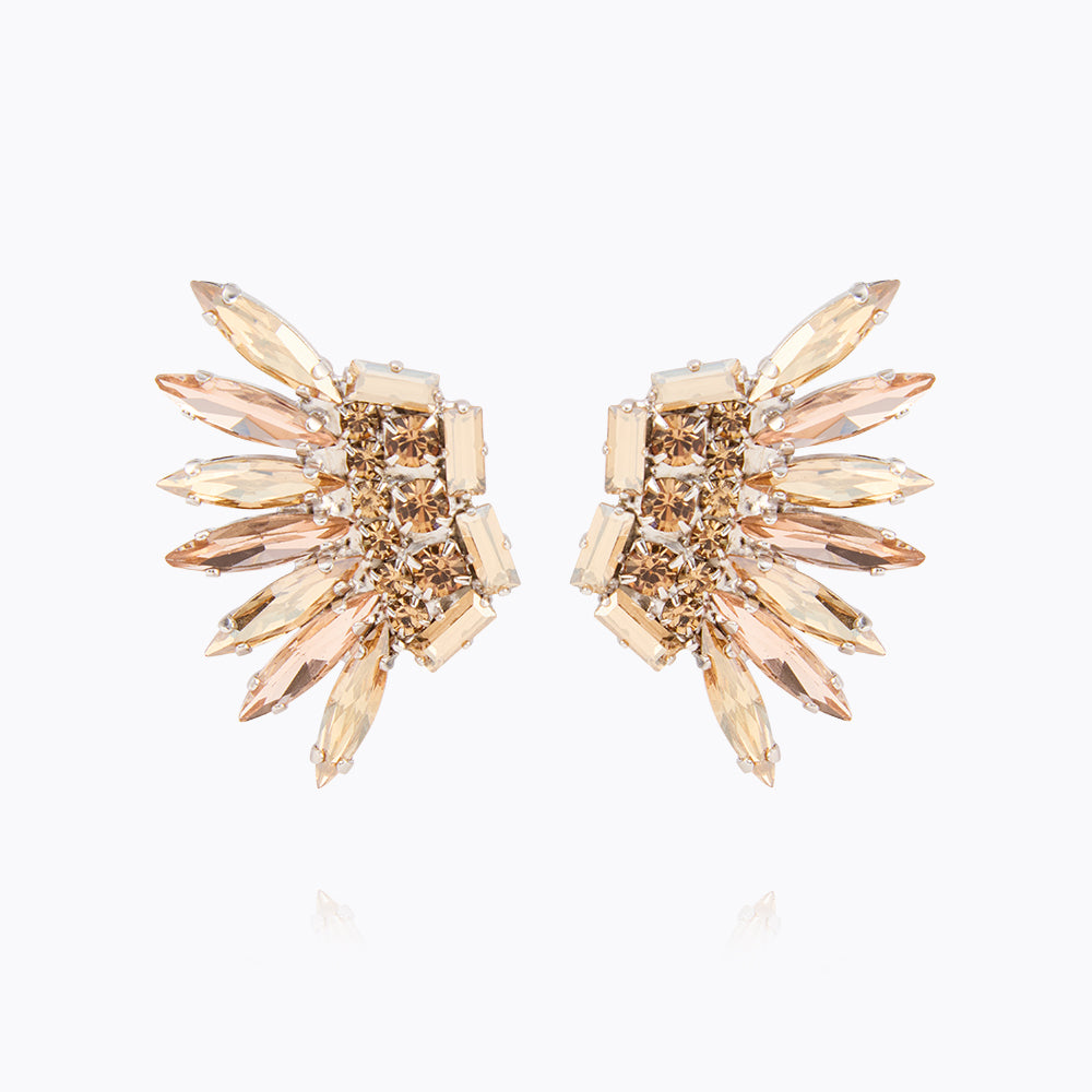 Elegant Feather Earrings in Golden Combo - Boho Chic Jewelry for Women | Perfect for Parties, Weddings & Everyday Wear
