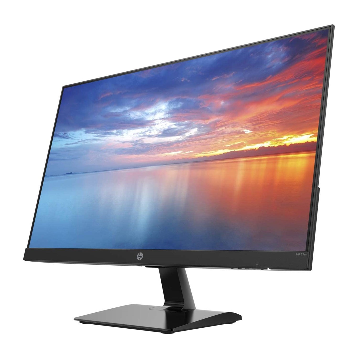 HP 27M 27-Inch Full HD 1080p IPS LED Monitor - Black | Slim Bezel Design for Home Office, Gaming & Productivity