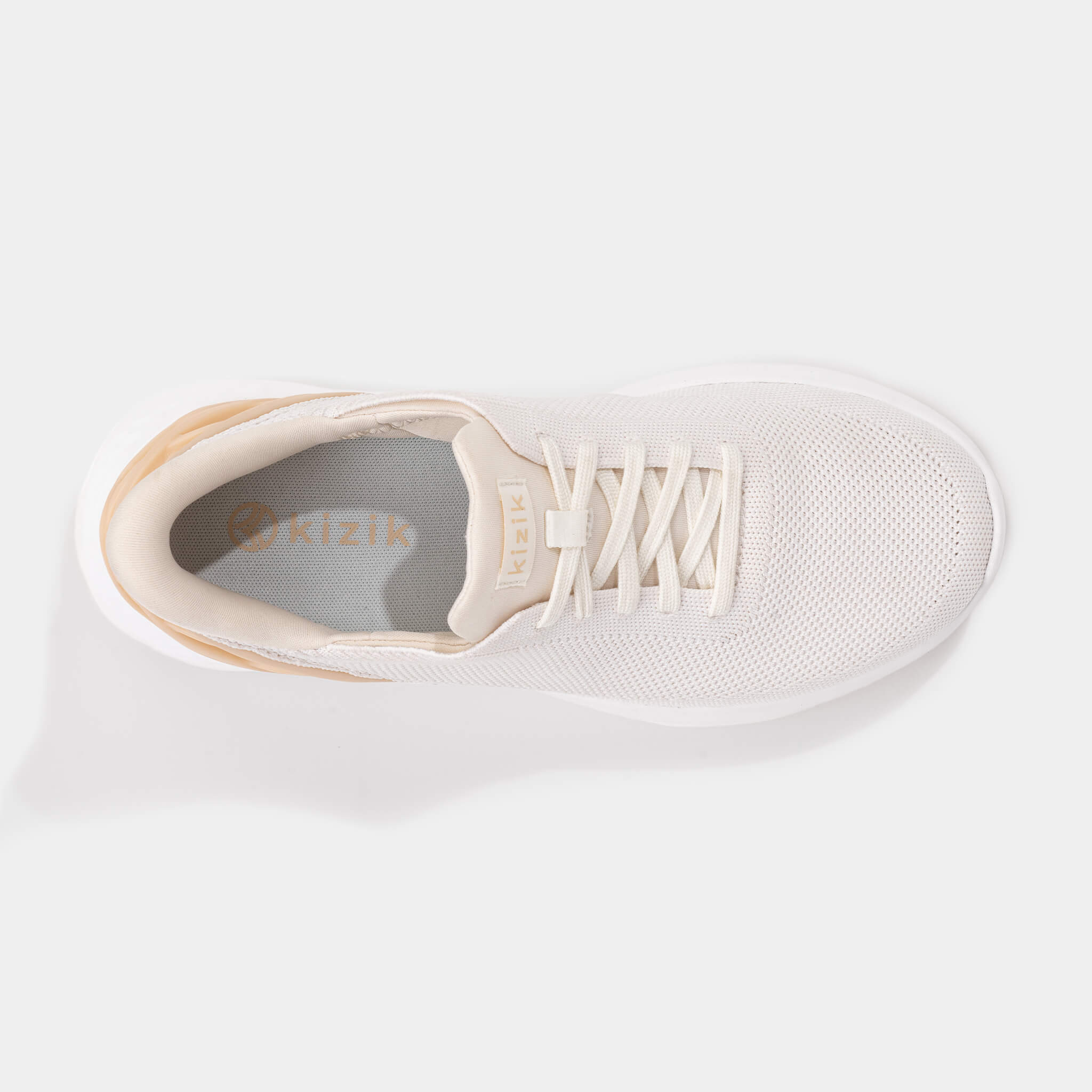 Men's Athens White Creme Sneakers - Lightweight Comfortable Walking Shoes for Men - Perfect for Casual Wear, Gym & Outdoor Activities