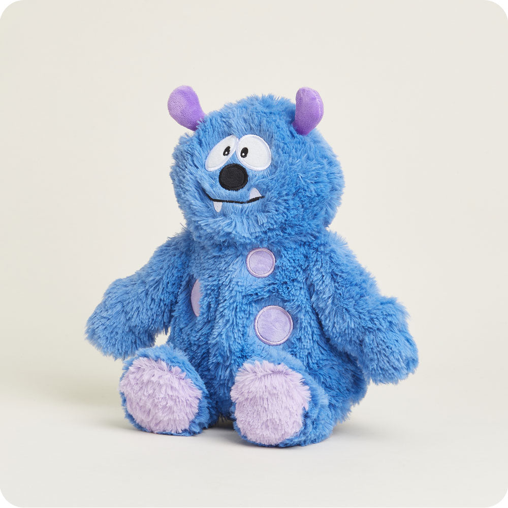 Blue Monster Warmies - Adorable Plush Heating Pad for Kids & Adults | Microwaveable Warm Hugs for Relaxation, Stress Relief & Comfort | Perfect for Bedtime, Cold Weather & Anxiety Relief