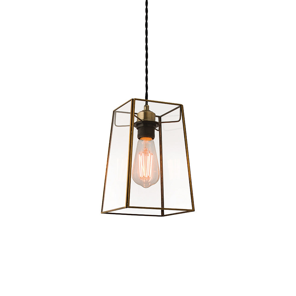 Atrio Pendant Shade - Modern Glass Ceiling Light Fixture for Kitchen Island, Dining Room & Bedroom Lighting