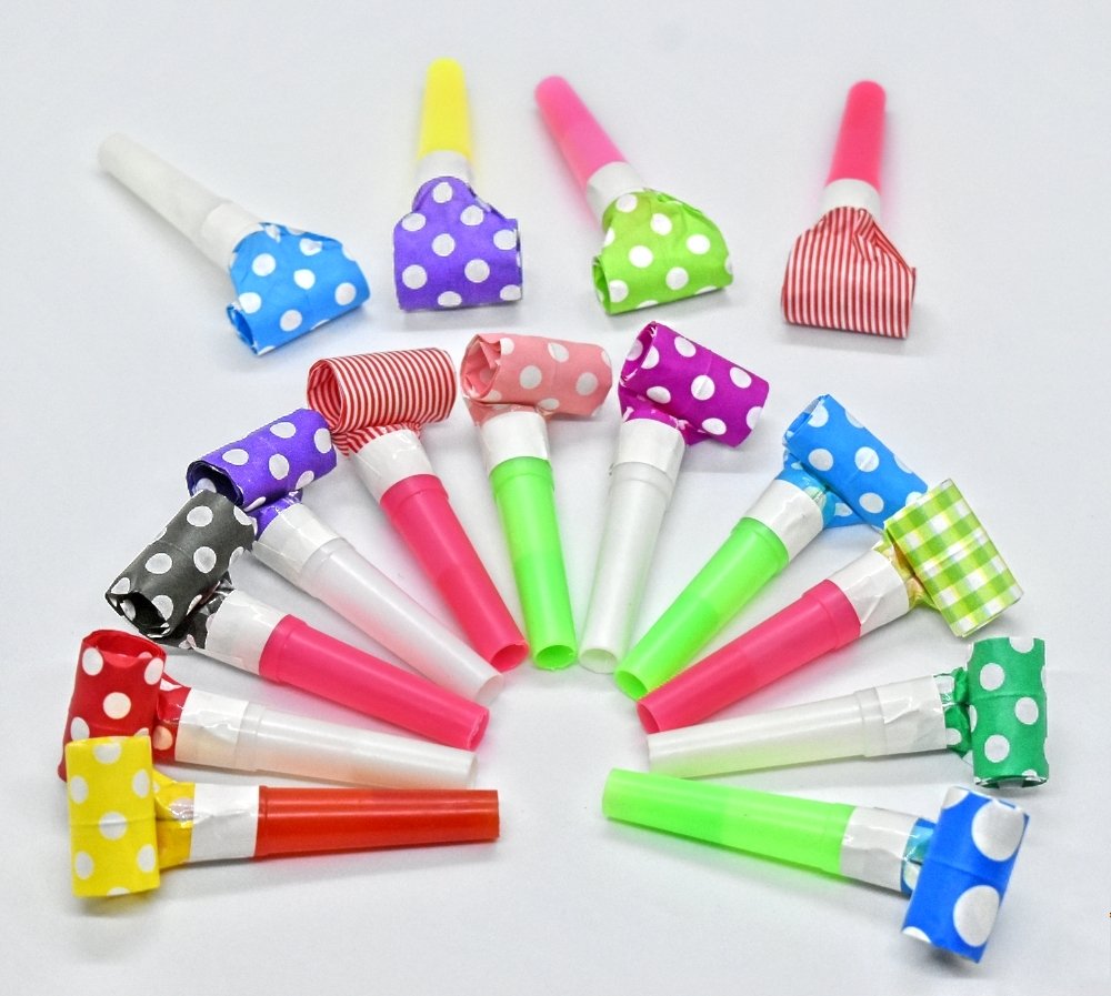 CHSYOO 30-Pack Party Blowouts & Noise Makers - Colorful Party Favors for Weddings, Birthdays, New Year, Graduation & Halloween Celebrations - Perfect for Festive Events, Parades and Special Occasions