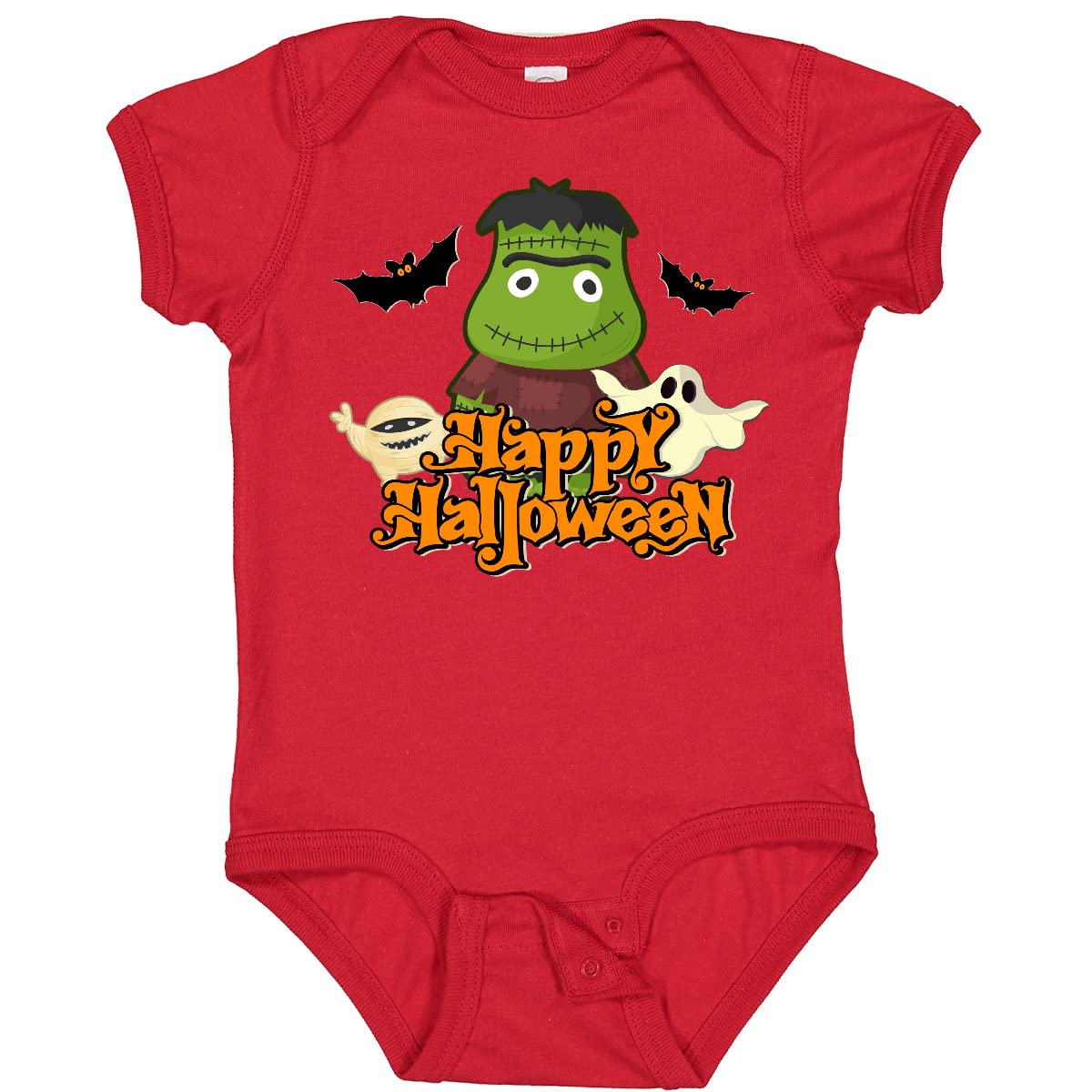 Inktastic Halloween Monster Baby Bodysuit - Cute & Soft Infant Onesie for Boys & Girls | Perfect for Halloween Costume, Photoshoot & Holiday Outfits