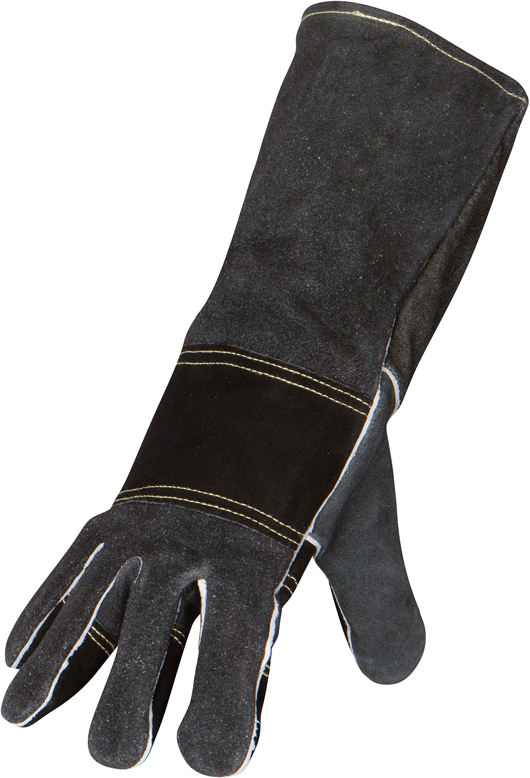 Heat Resistant Leather Welding Gloves for Men & Women - Fireplace, Grilling & Metal Work Protective Gloves - Sizes Medium to XXL - Durable & Comfortable for DIY Projects & Professional Use