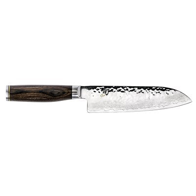 Shun Premier 7-Inch Santoku Knife - Japanese Kitchen Knife for Slicing, Dicing & Chopping - Perfect for Vegetables, Fruits & Meat - Premium Chef Knife for Home & Professional Cooking