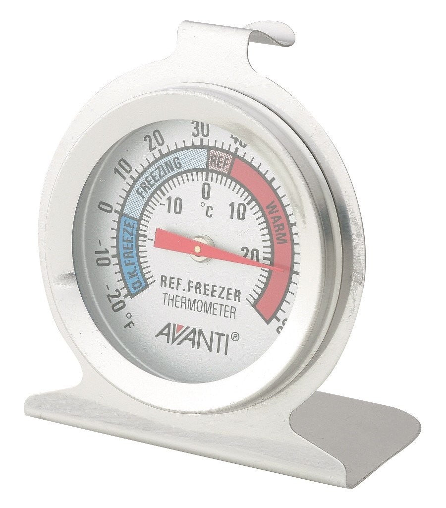 Avanti Tempwiz Digital Refrigerator Freezer Thermometer - Accurate Temperature Monitor for Food Safety in Kitchen, Home, Restaurant & Commercial Use