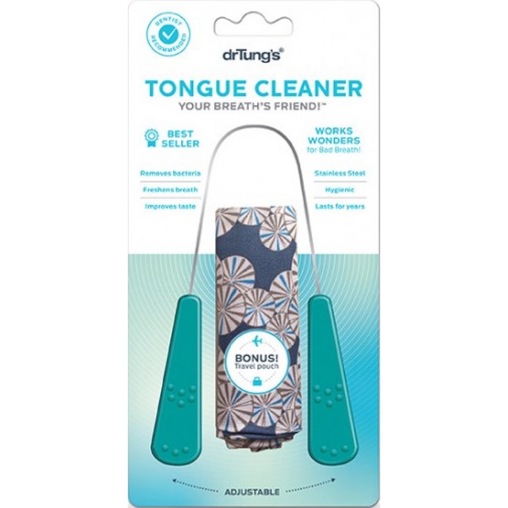 Dr. Tung's Stainless Steel Tongue Cleaner - Pack of 24 | Fresh Breath Oral Hygiene Tool for Daily Use, Bad Breath Prevention & Tongue Cleaning Routine