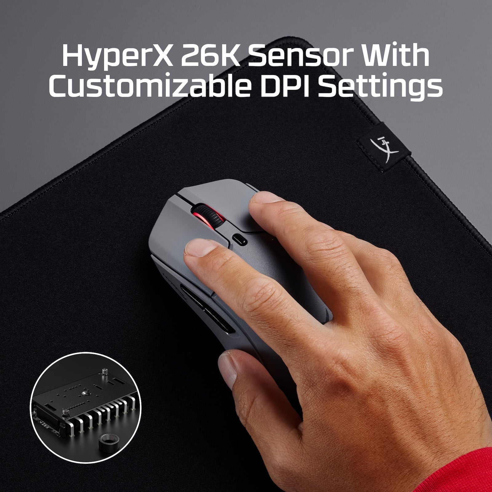 HyperX Pulsefire Haste 2 Pro 4K Wireless Gaming Mouse - Lightweight Esports Mouse with 26K DPI, 1000Hz Polling Rate - Perfect for FPS, MOBA & Competitive Gaming