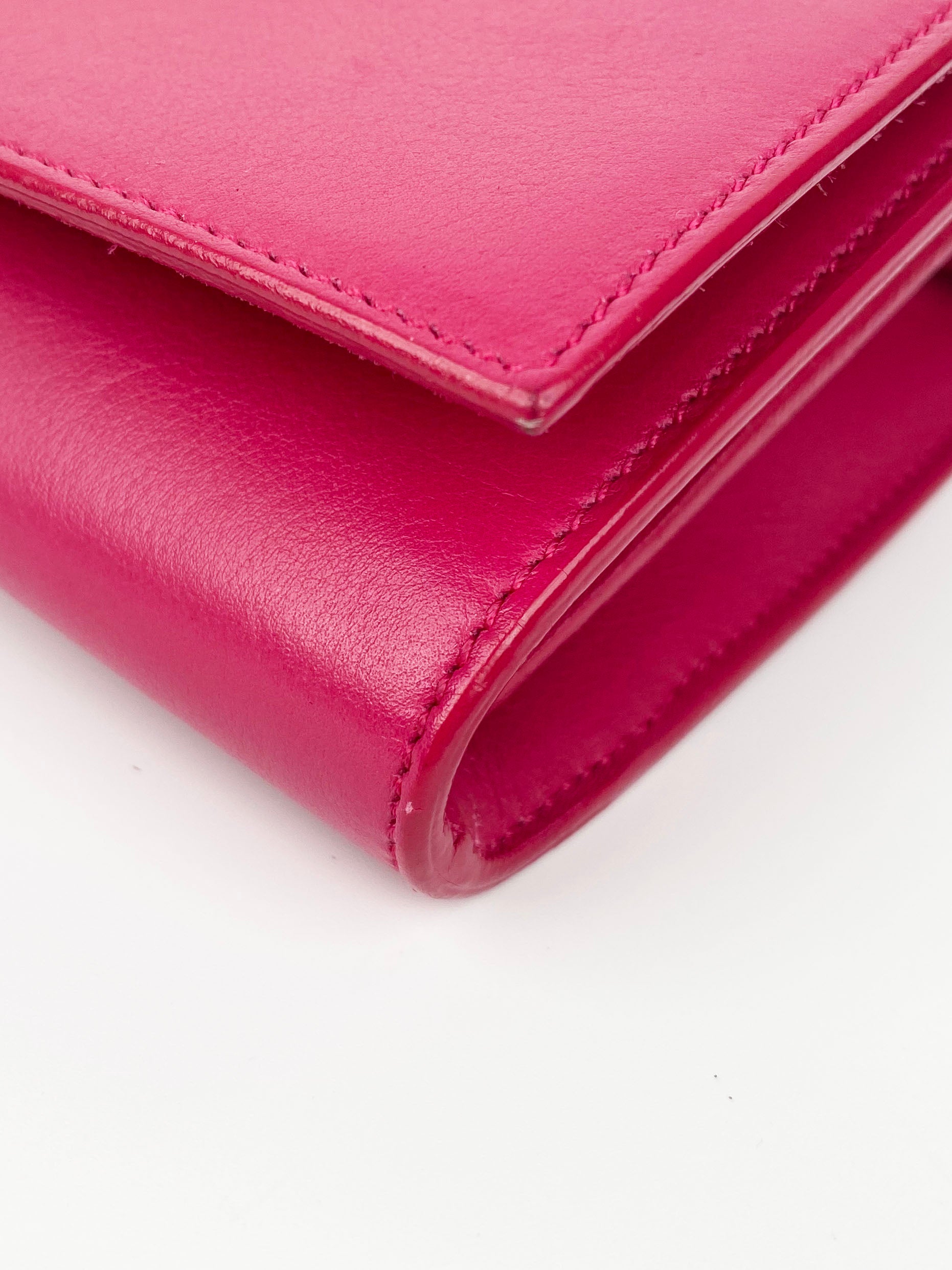 Saint Laurent Mini Pink Ligne Crossbody Bag - Luxury Designer Shoulder Purse for Women | Perfect for Date Night, Parties & Everyday Use