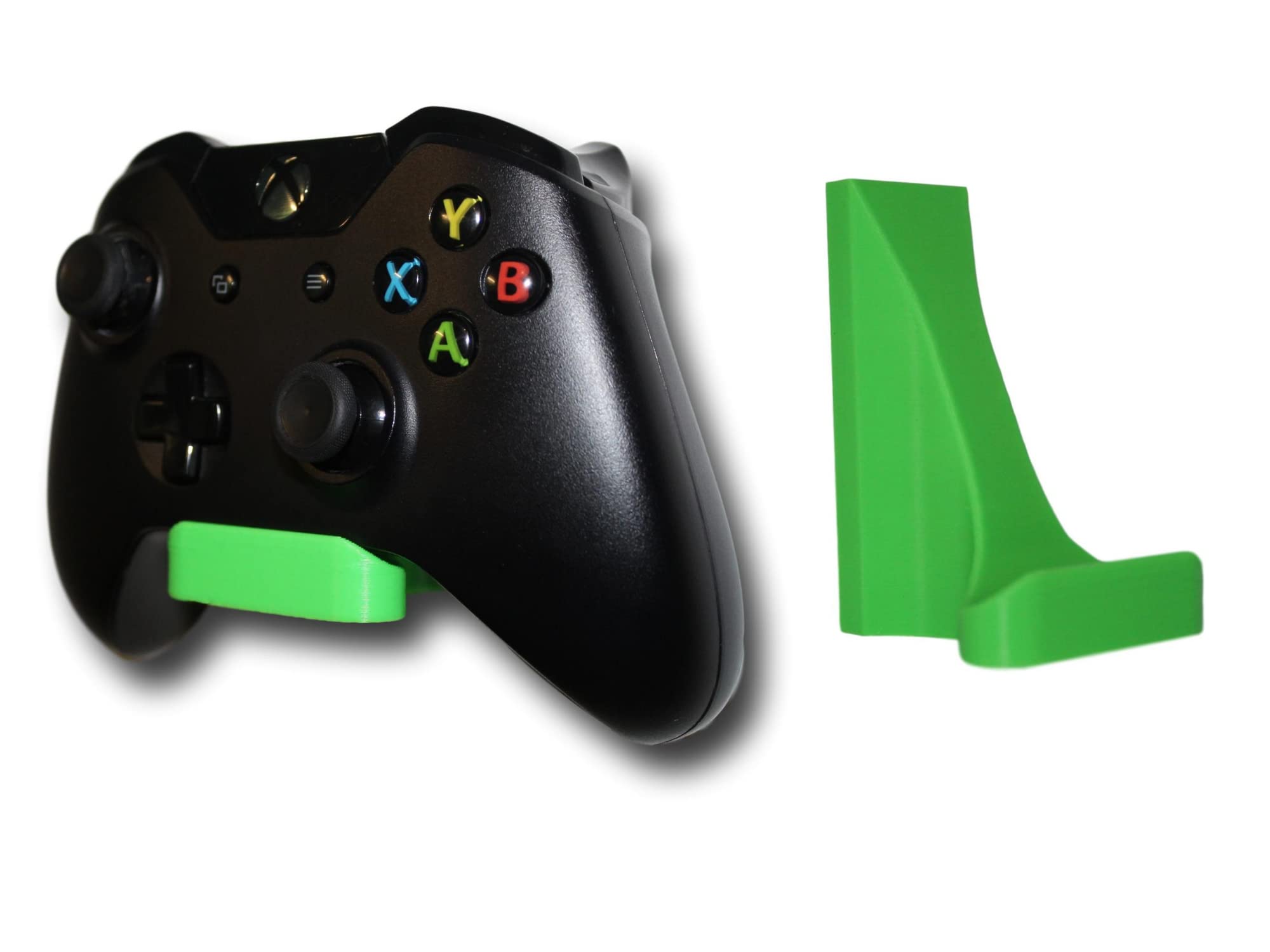 Xbox One Controller Wall Mount Kit - Damage-Free, Easy Install with 3M Command Strips (Light Green, 1-Pack) - Perfect for Gaming Room Organization & Console Accessories Storage