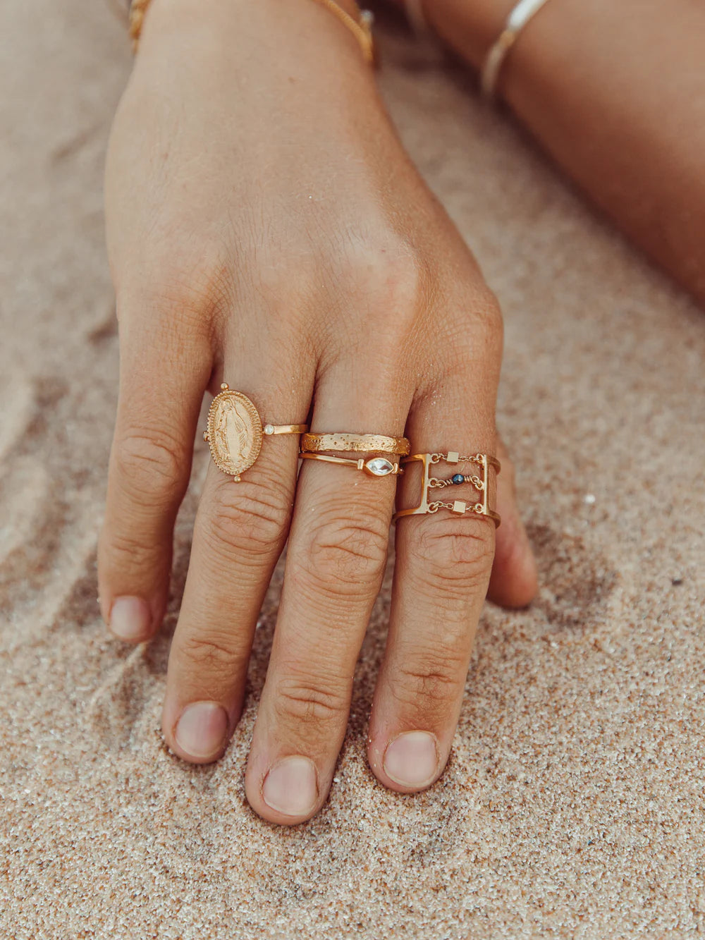 Sky Ring - Elegant Stainless Steel Adjustable Ring for Women & Men | Perfect for Everyday Wear, Gifts & Special Occasions