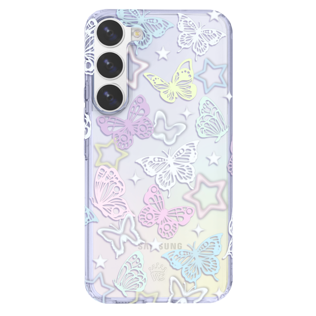 Butterfly Fantasy Samsung Phone Case - Elegant Floral Design Protective Cover for Samsung Galaxy Series | Perfect for Everyday Use, Travel & Gifting