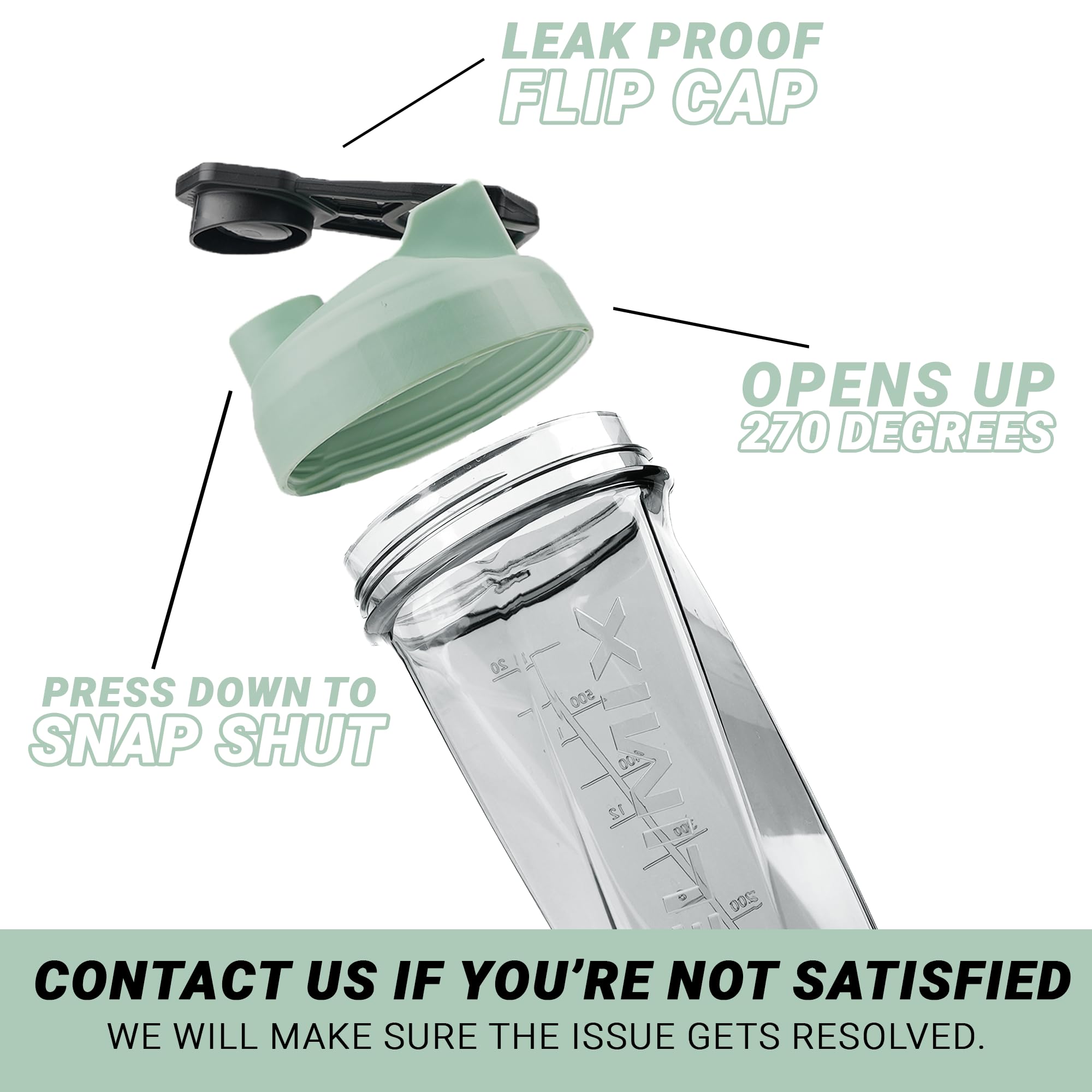 HELIMIX 2.0 Vortex Blender Shaker Bottle - 28oz BPA-Free Protein Shaker Cup for Gym & Travel | No Blending Ball Needed | USA Made | Mixes Protein Powder, Smoothies & Cocktails | Dishwasher Safe | Perfect for Workout Recovery & Meal Prep