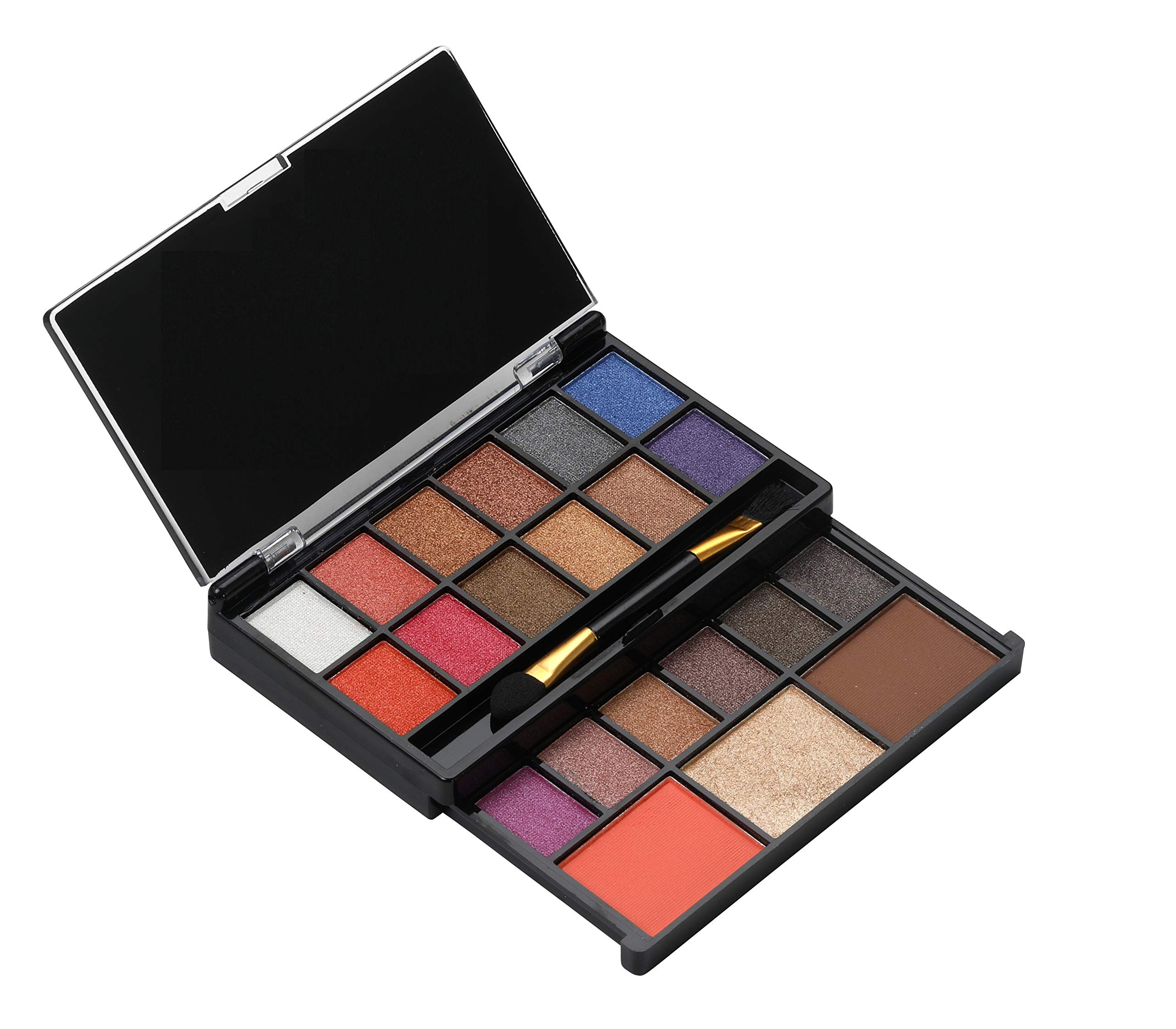Paris Fashion Mini Makeup Kit - Steel Travel Cosmetic Set (No. 8022) | Compact & Portable for On-the-Go Touch Ups, Perfect for Travel, Office & Daily Use