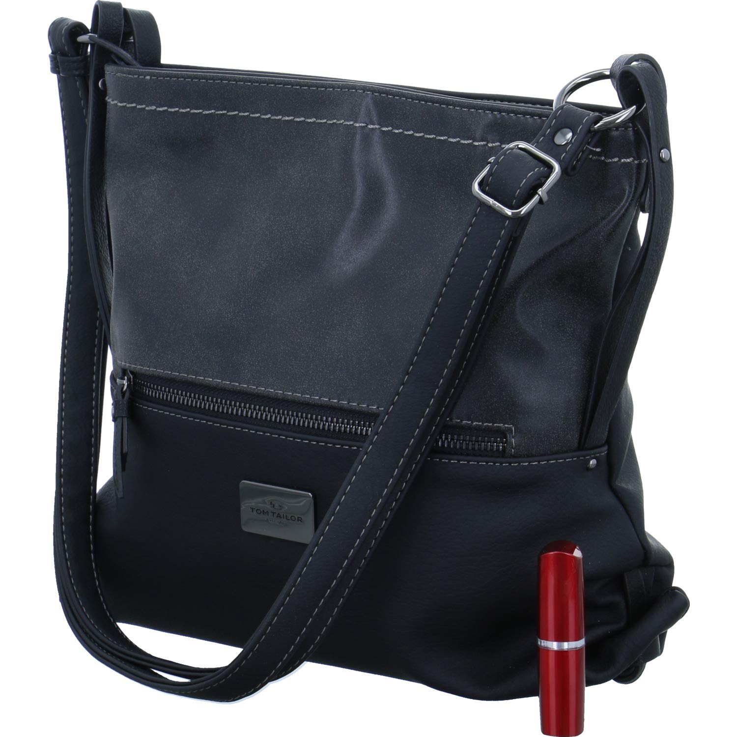 TOM TAILOR Cross-Body Bag for Women - Stylish Beige Leather Shoulder Purse - Perfect for Travel, Shopping & Everyday Use