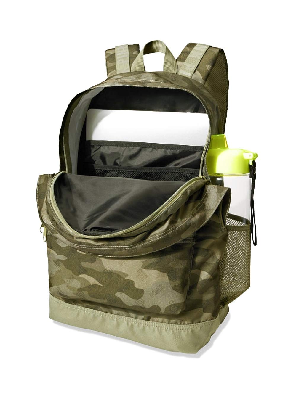 Victoria Secret PINK Camouflage Print Campus Backpack for Women - Stylish College Backpack for School, Travel & Everyday Use