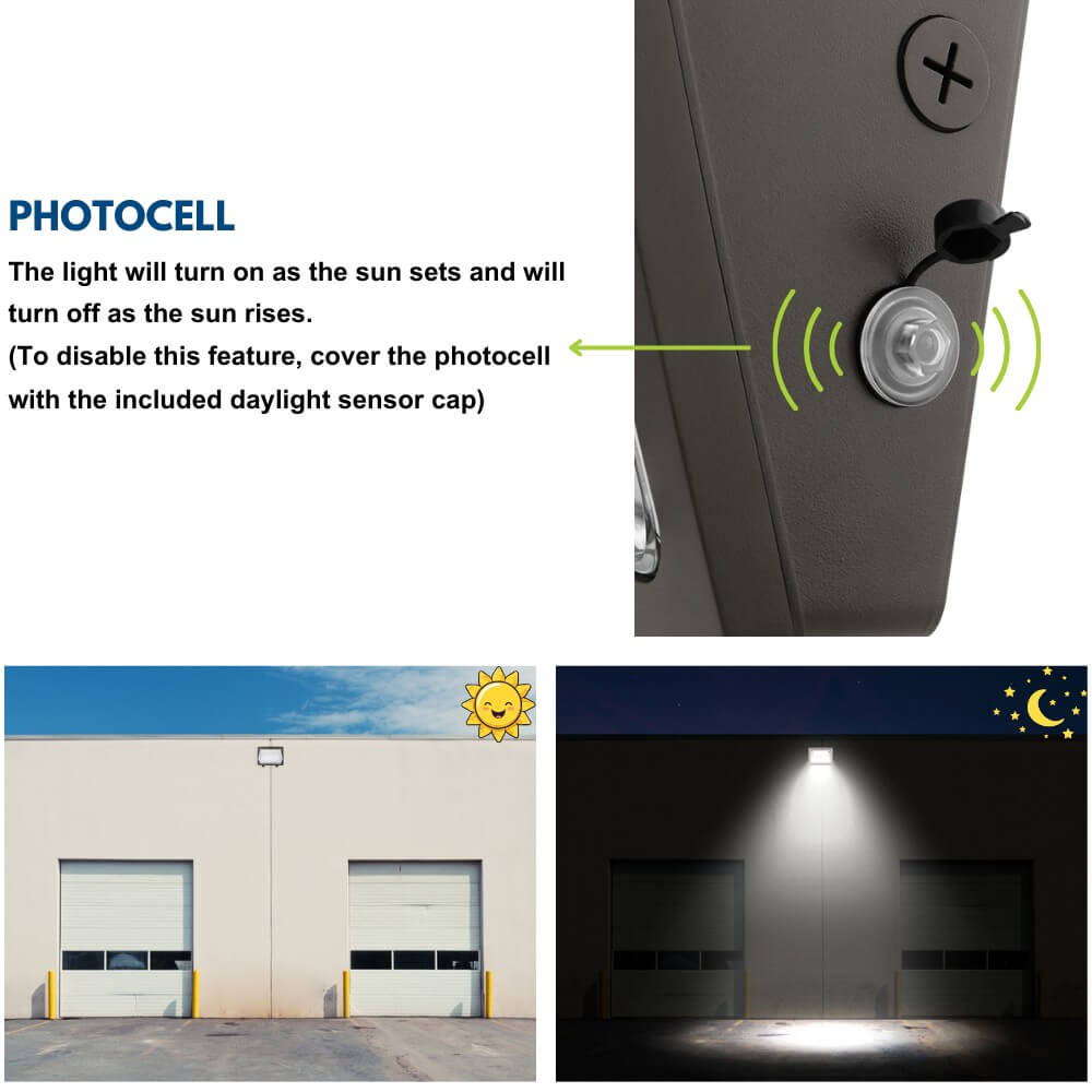 Konlite KWPT LED Wall Pack Light 90W/76W/45W Selectable - 12,900 Lumens - 5000K/4000K/3000K Color Temperature - Dimmable - 120-277V - 320W Equivalent - Outdoor Security Lighting for Warehouse, Parking Lot & Building Exterior
