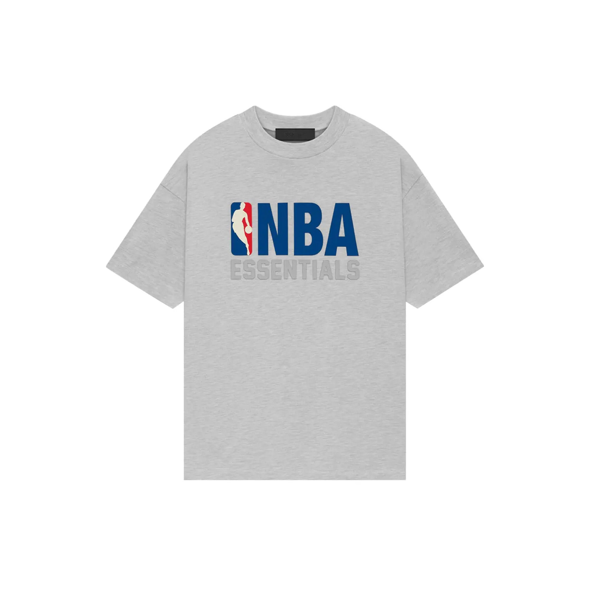 Fear of God Essentials NBA T-Shirt 'Light Heather' (2024) | Men's Streetwear Fashion | Perfect for Casual Wear, Basketball Games & Urban Style