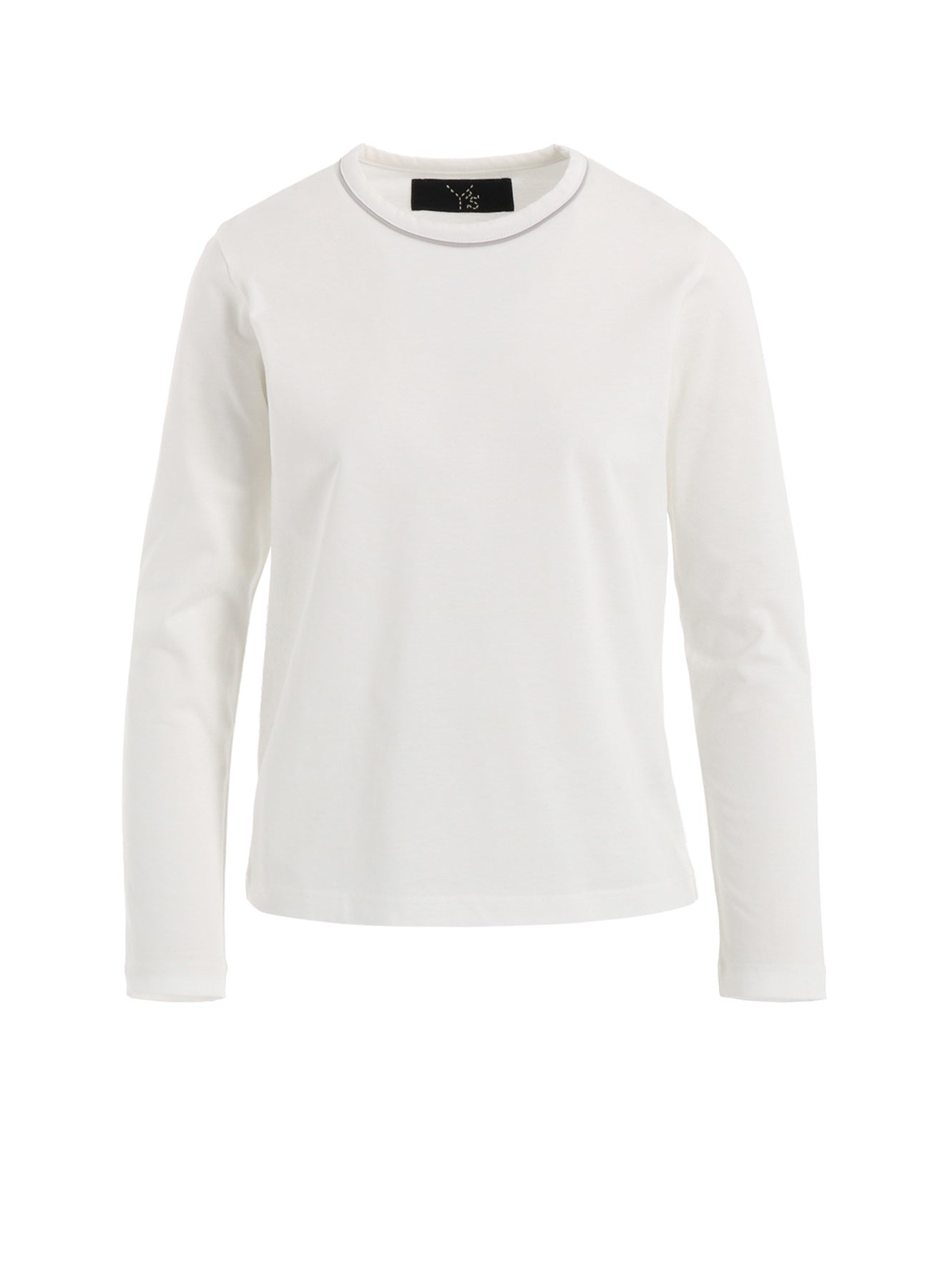 Premium Cotton Jersey Y's Stitch Long Sleeve T-Shirt for Women - Soft & Comfortable Casual Wear - Perfect for Everyday Outfits, Layering & Lounge Wear