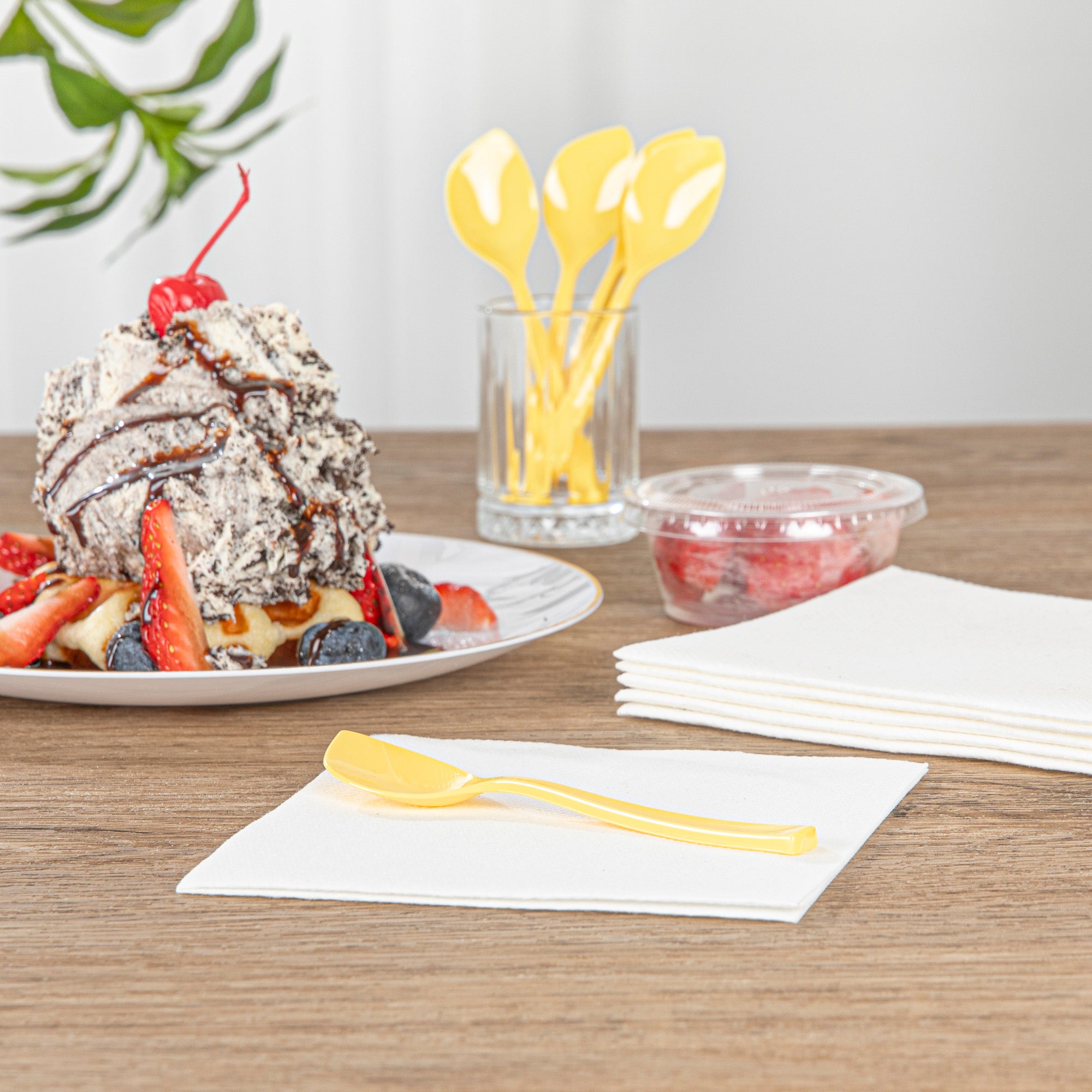 Baby Feeding Spoon - Soft BPA-Free Plastic Petal Design (4.5