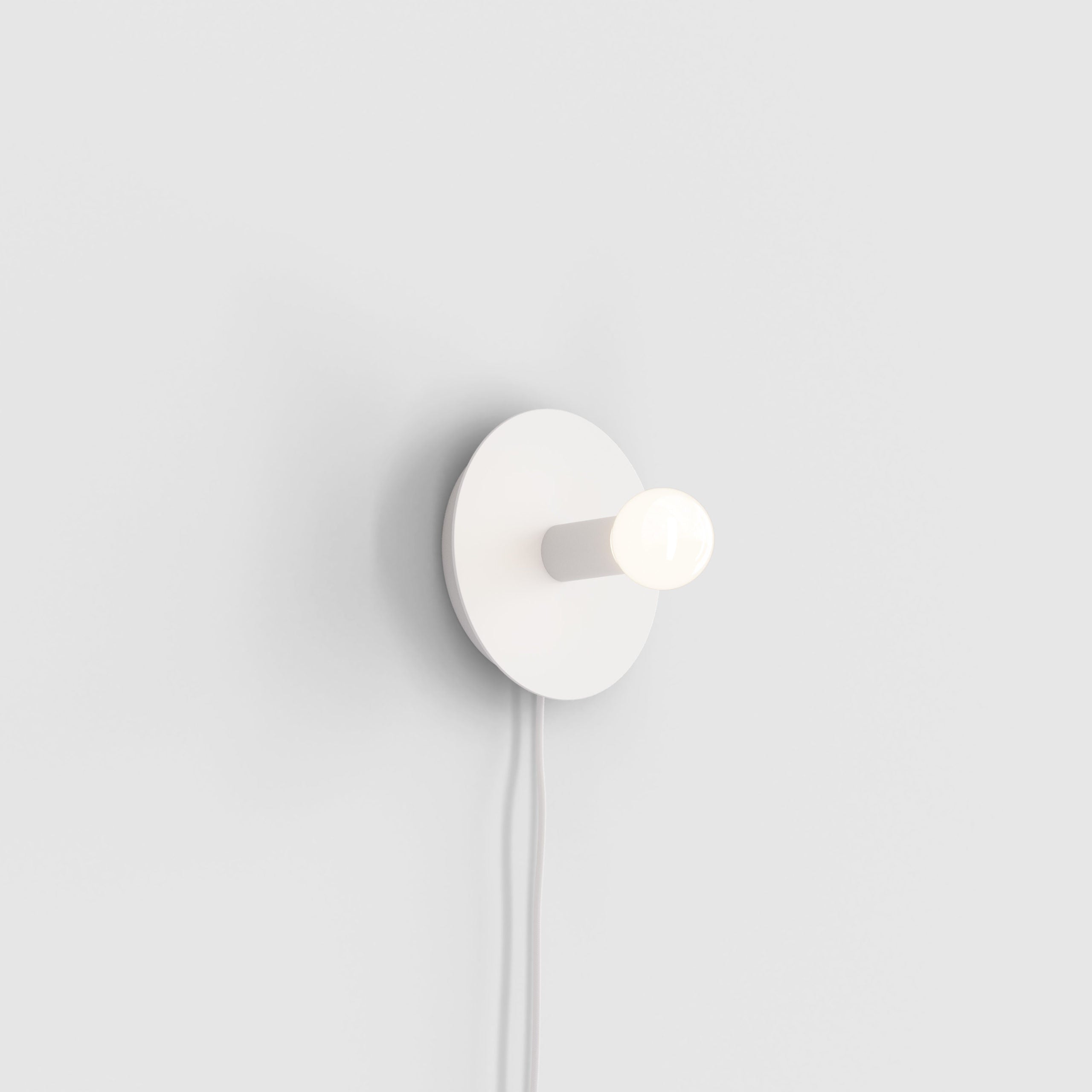 Modern Dot Wall Lamp - Minimalist LED Sconce Light for Bedroom, Living Room & Hallway - Energy Efficient Dimmable Ambient Lighting for Home Decor