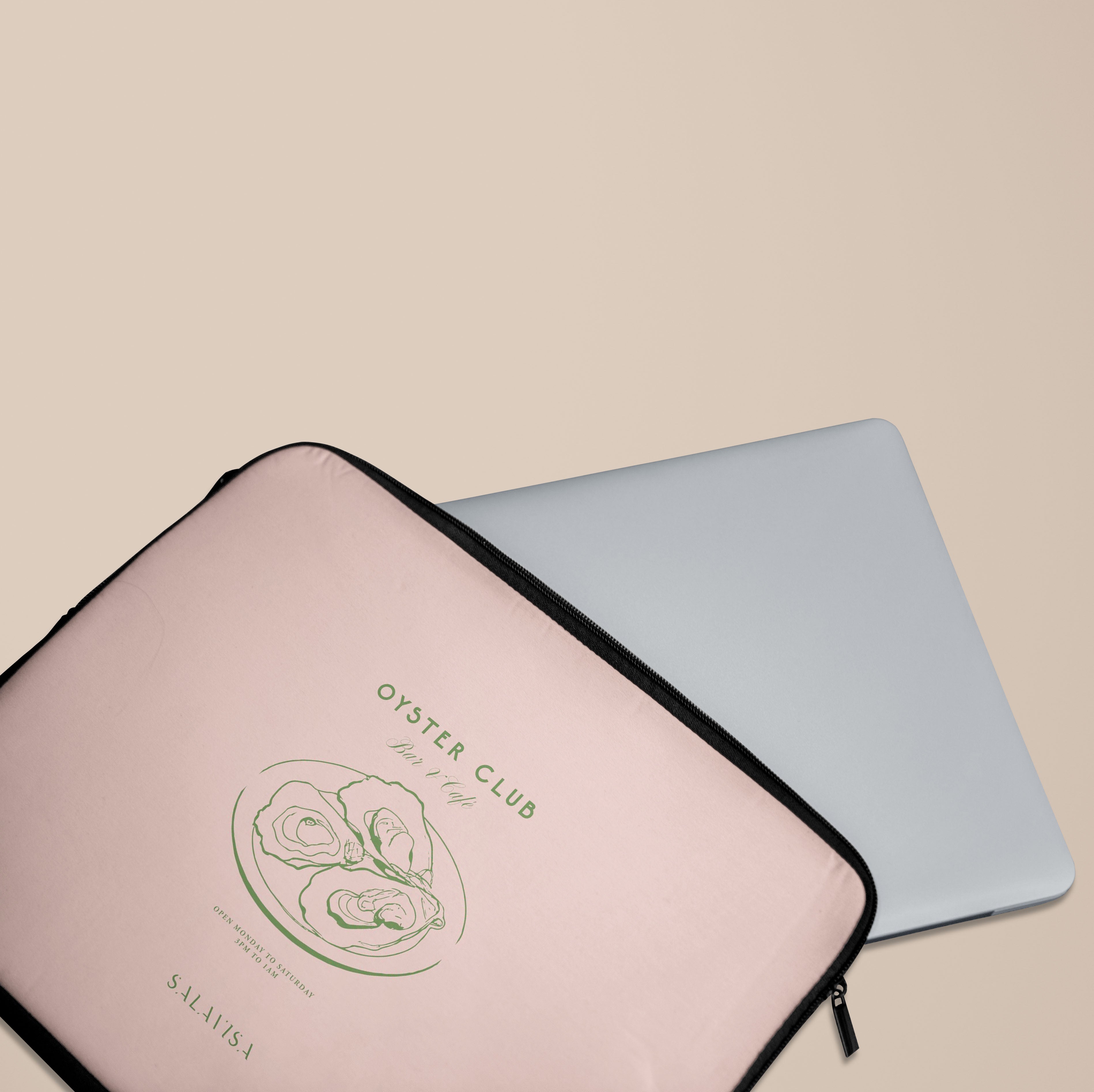 Stylish Misty Dappled Laptop Sleeve Case - Waterproof & Shockproof Protective Cover for 13-15 Inch MacBook, Dell, HP - Perfect for Office, Travel & School Use