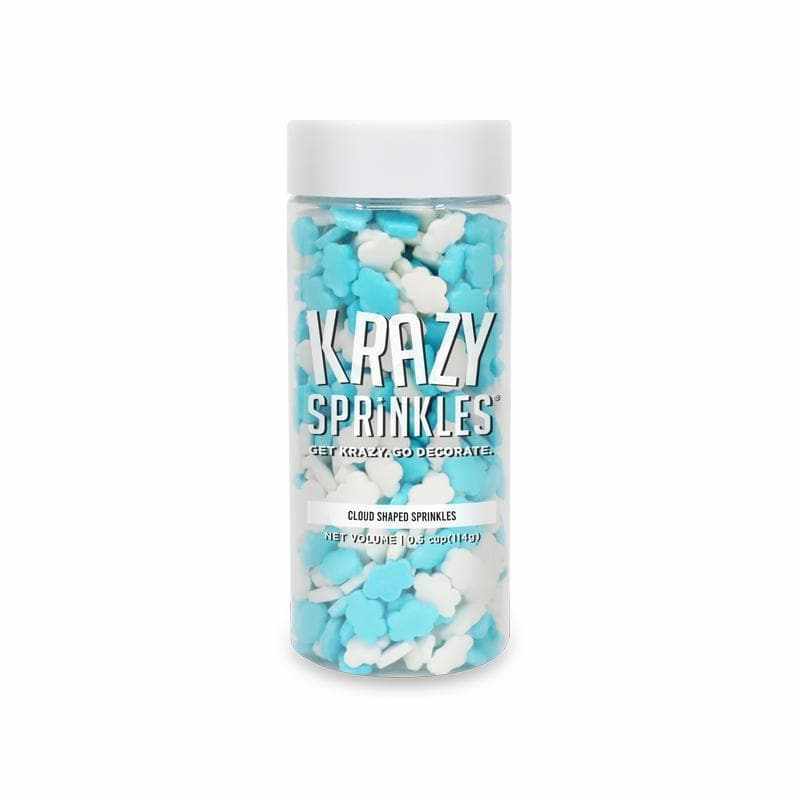 Cloud Shaped Sprinkles for Baking - Edible Cake Decorations, Cupcake Toppers & Dessert Garnish - Perfect for Birthday Parties, Wedding Cakes & DIY Treats