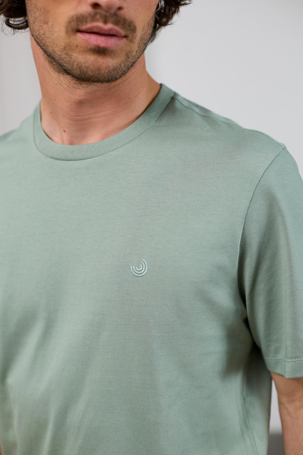 Organic Cotton T-Shirt for Women - Soft Light Green Eco-Friendly Tee - Perfect for Casual Wear, Yoga & Everyday Comfort