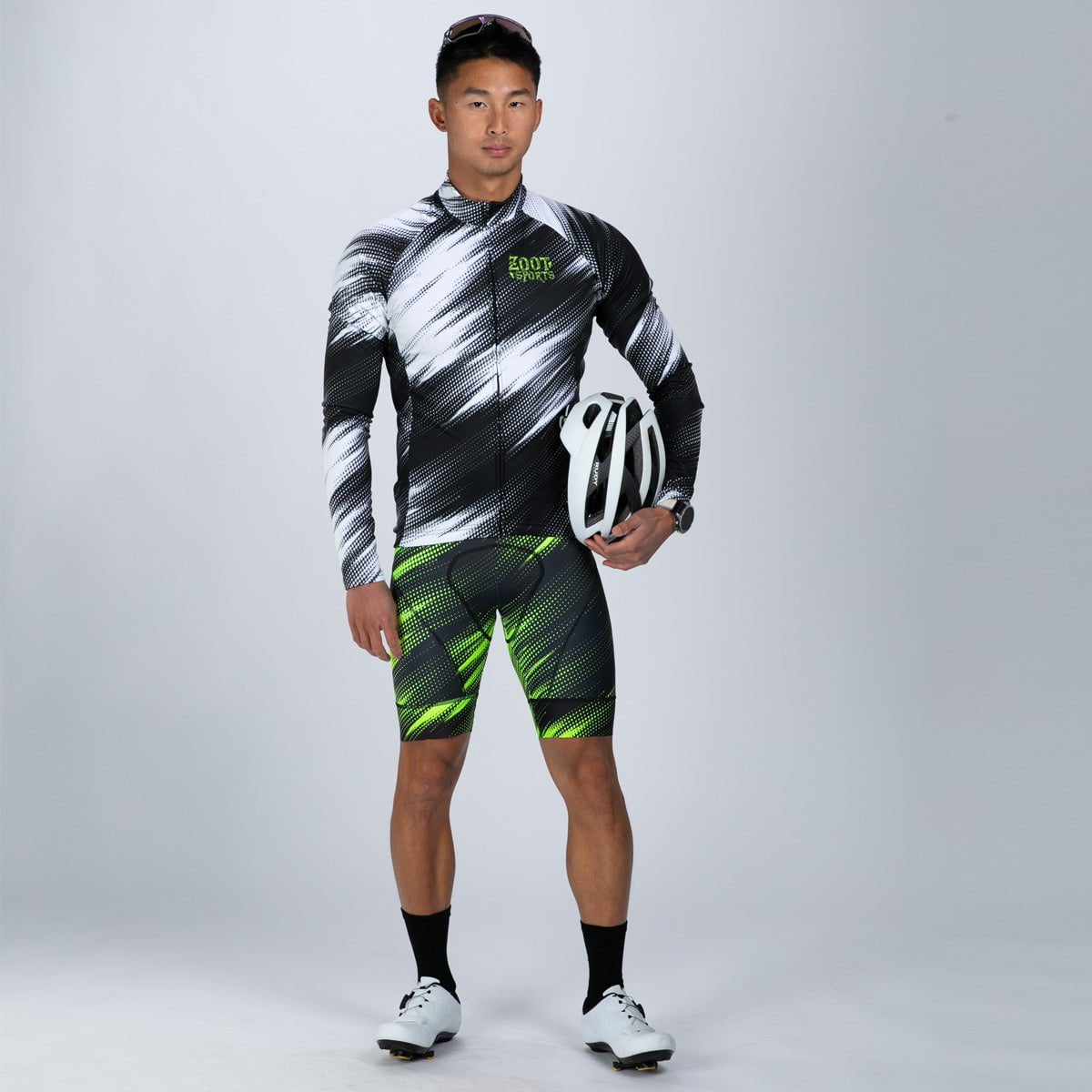 DriftSPEED Men's Thermal Cycling Jersey - Winter Bike Riding Jacket for Men, Cold Weather Biking Gear, Long Sleeve Cycling Top for Road & Mountain Biking